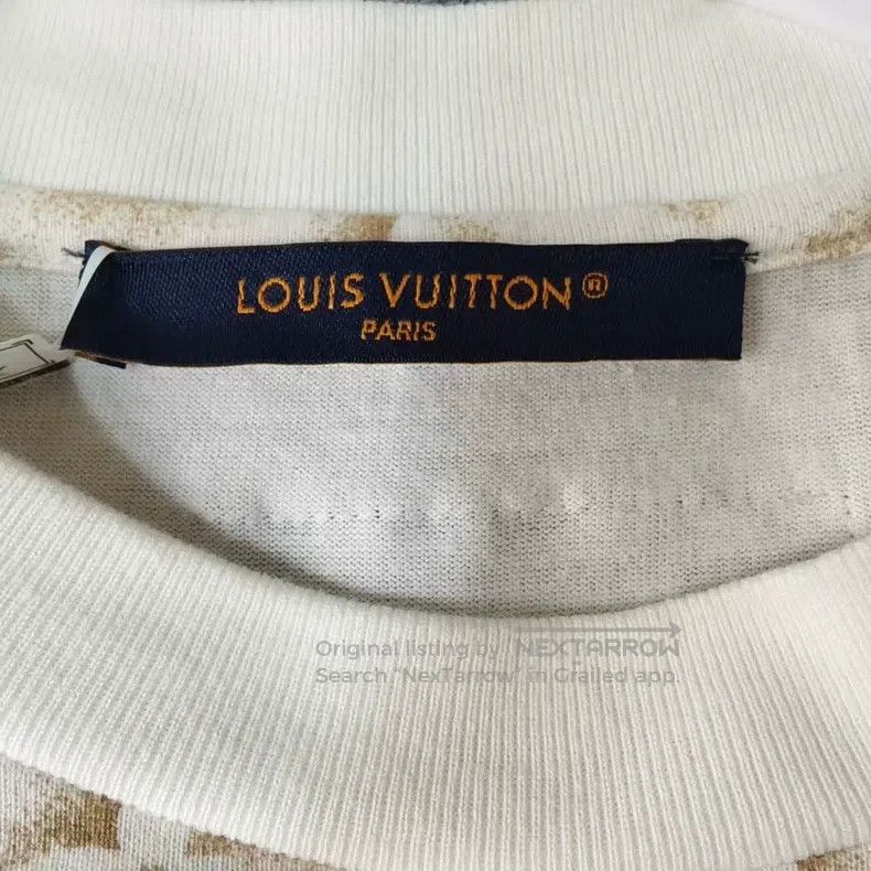 Louis Vuitton Louis Vuitton Lettered Logo Full Print Crew Neck Short Sle Size US M / EU 48-50 / 2 - 3 Thumbnail
