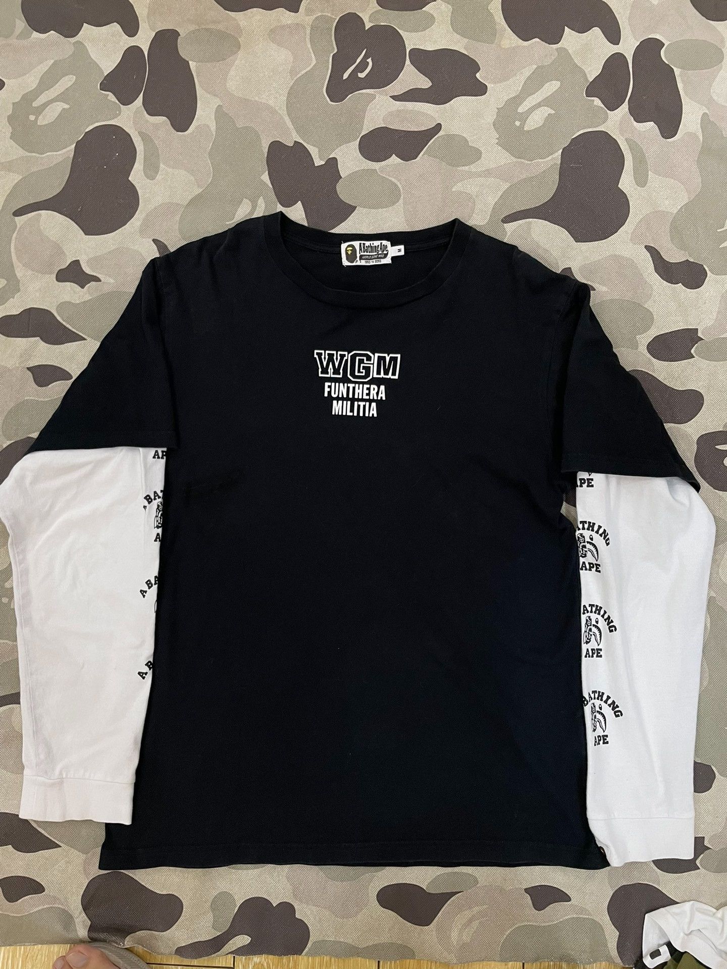 Bape Bape T Multi Shark Long Sleeve Tee Size US M / EU 48-50 / 2 - 1 Thumbnail