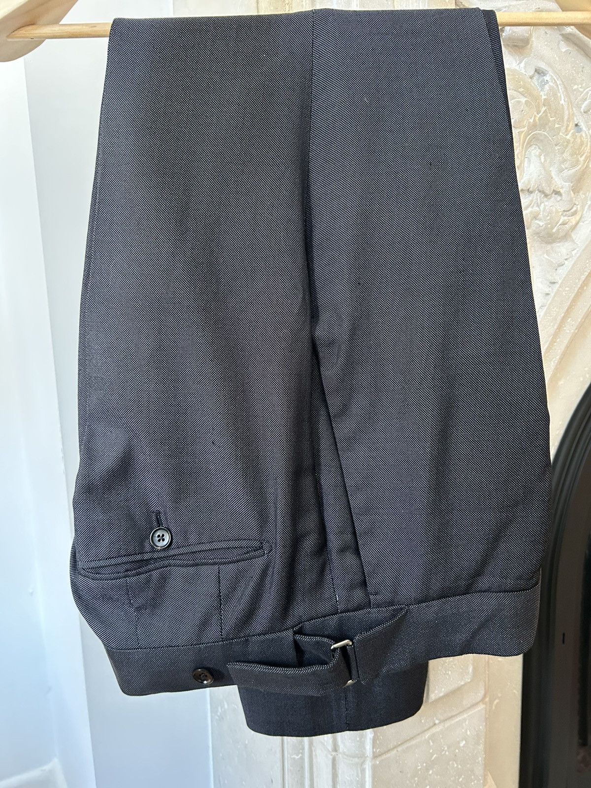 Tom Ford Tom Ford Men’s Blue Silk Sharkskin Suit Size 36R Size 36R - 12 Thumbnail