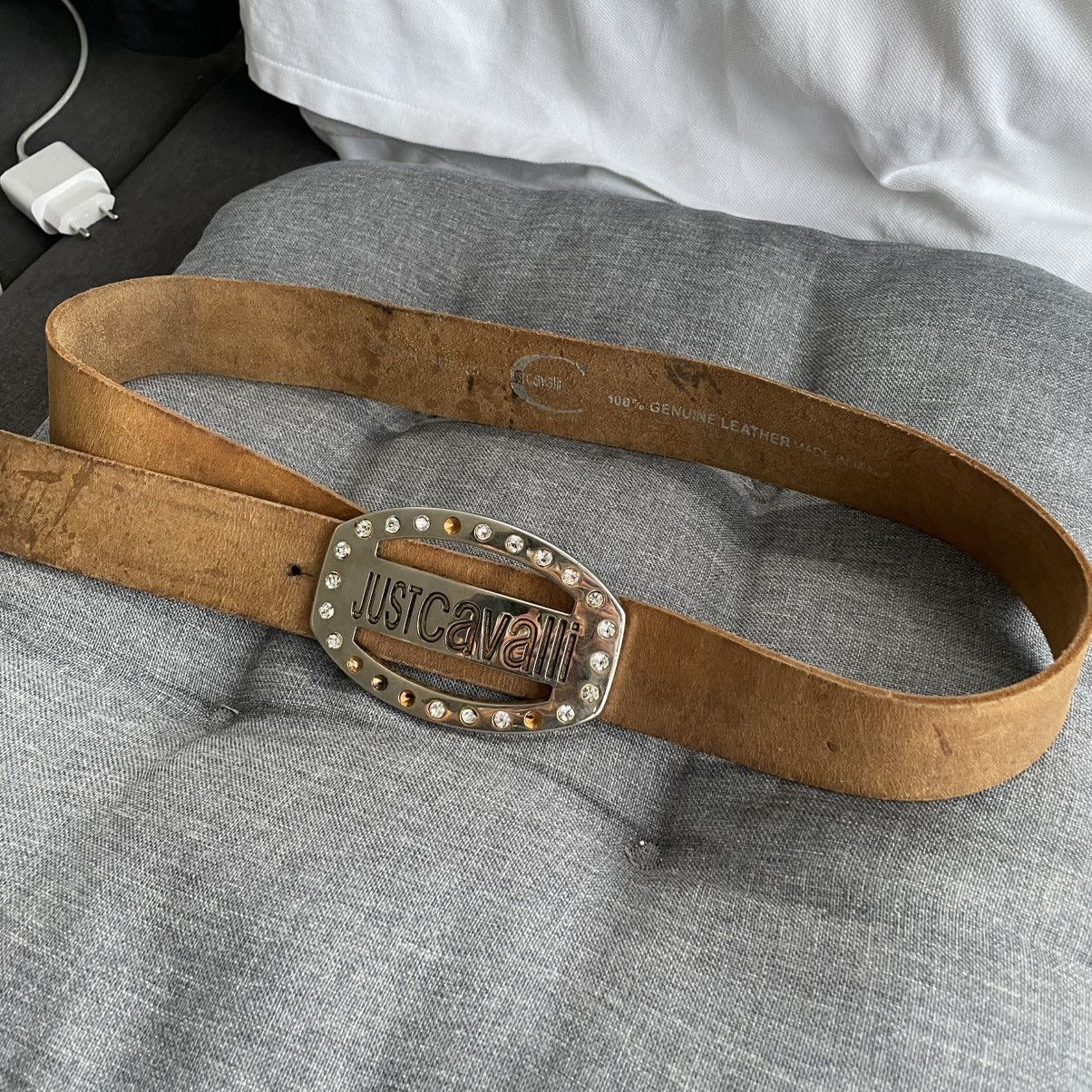 Just Cavalli Vintage 00’s Just Cavalli Avantgarde Leather Belt Size ONE SIZE - 3 Thumbnail
