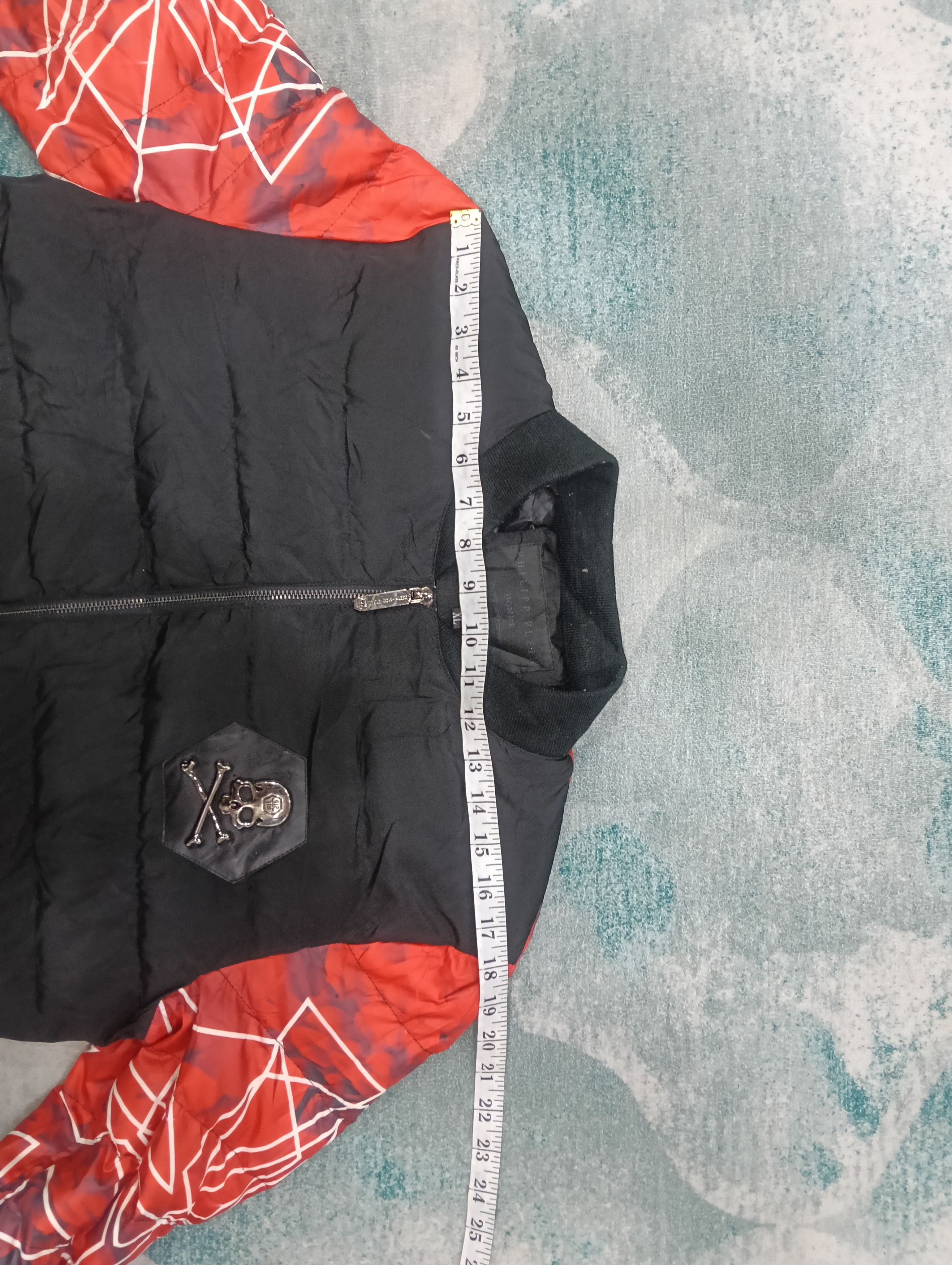 Designer × Japanese Brand Huishang Inspired Philipp Plein Skull Puffer Jacket Size US XL / EU 56 / 4 - 21 Thumbnail