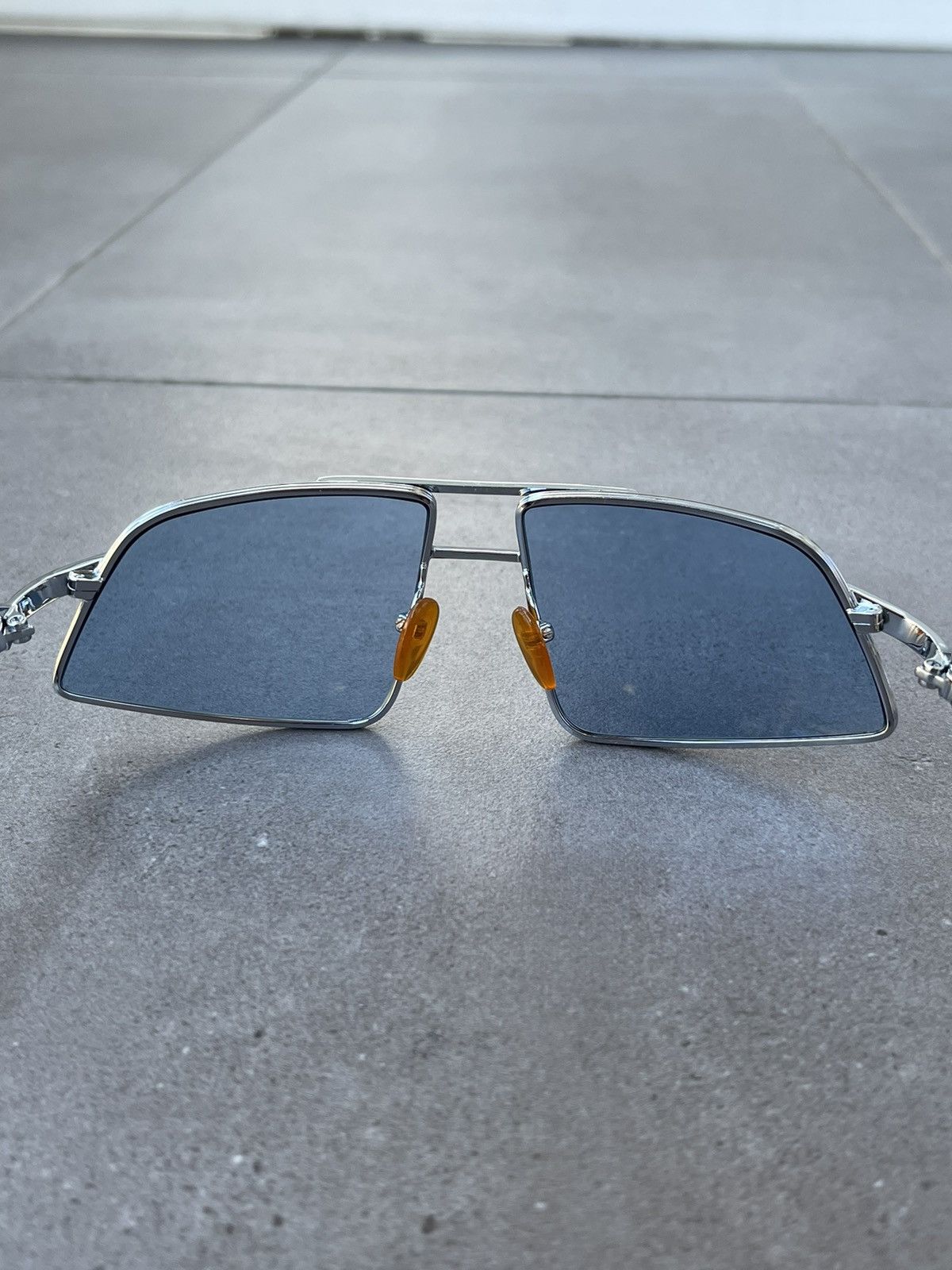 Han Kjobenhavn !DS! SS23 Han Kjobenhavn Demo High Silver Blue Sunglasses Size ONE SIZE - 17 Thumbnail