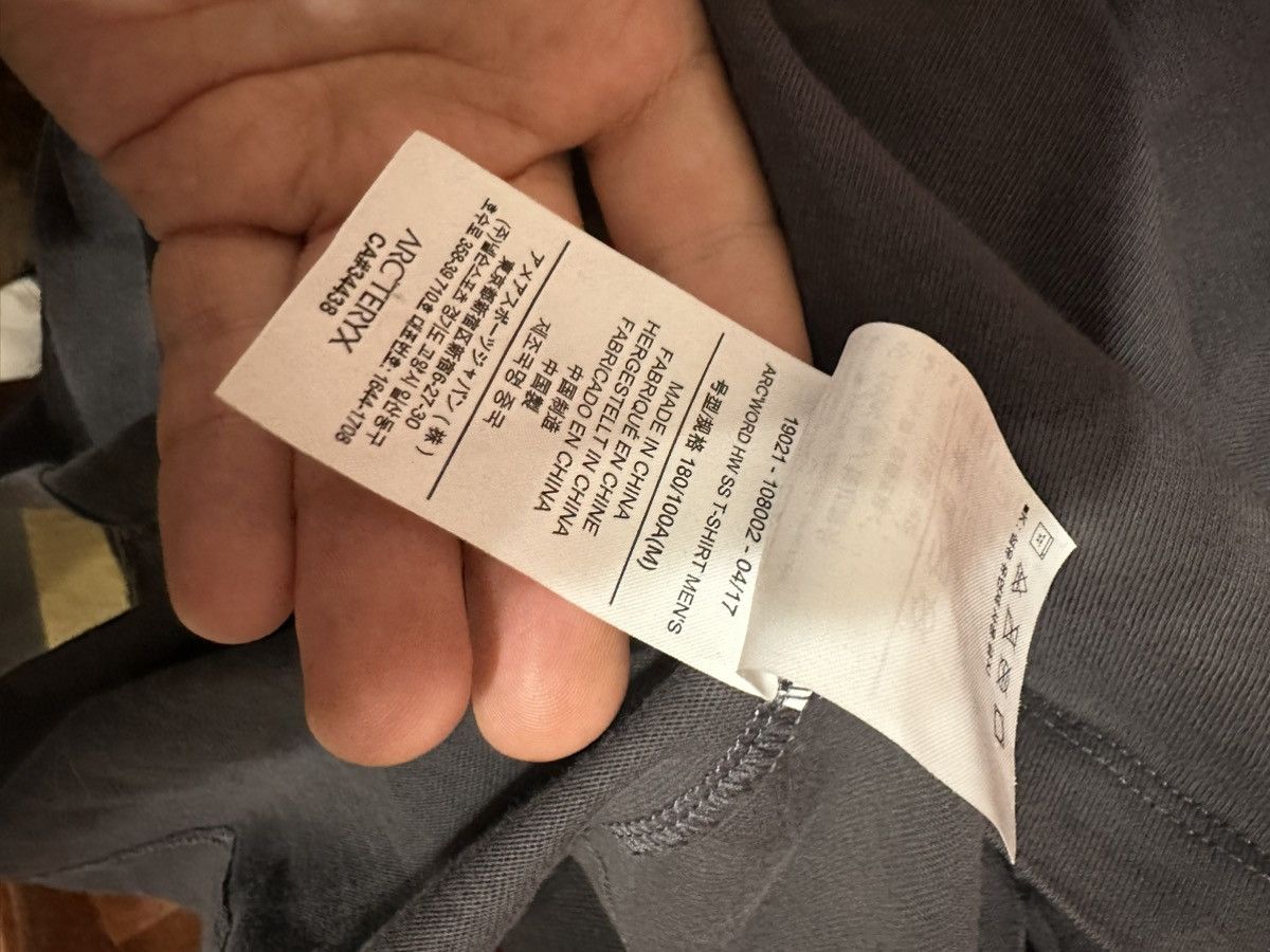 Arc'teryx Arc’teryx Bird Logo Tshirt Y2K Spell Out GorpCore Grail Size US M / EU 48-50 / 2 - 6 Thumbnail