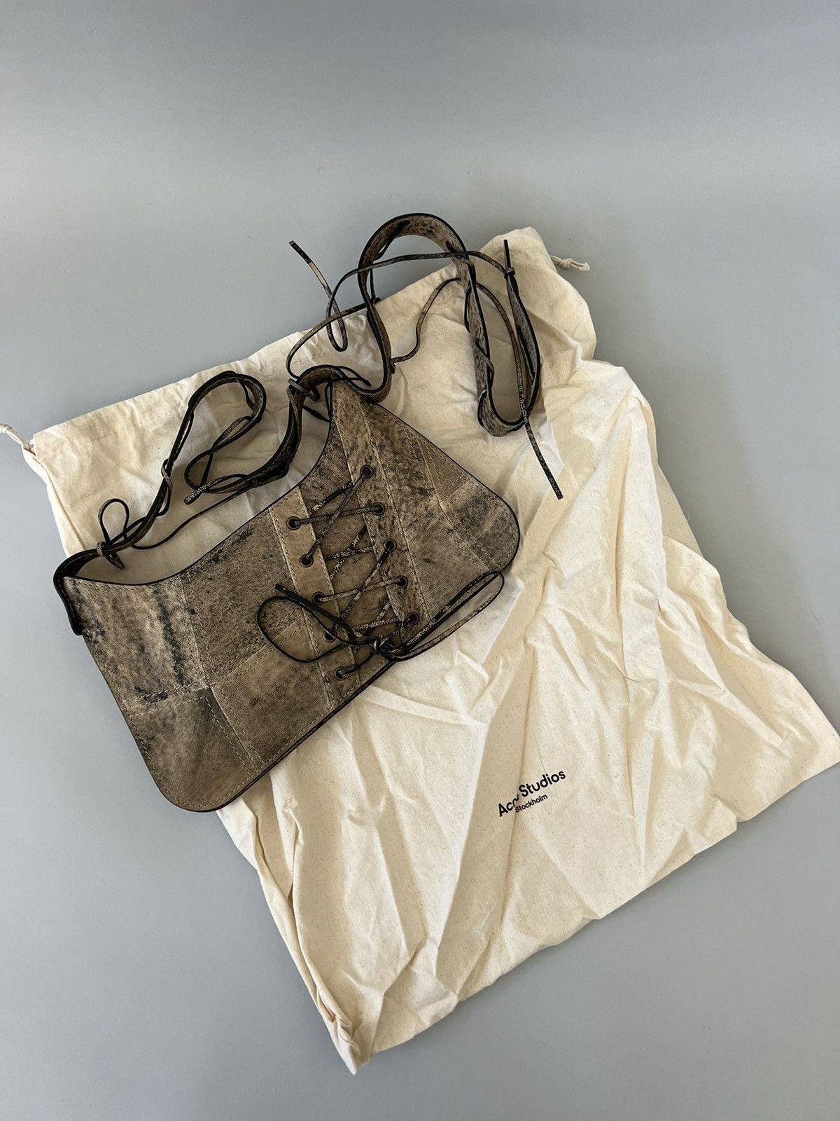 Acne Studios Acne Studios Platt Mini leather shoulder bag Size ONE SIZE - 12 Thumbnail