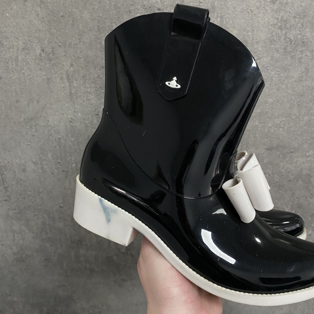 Melissa × Vivienne Westwood Vivienne Westwood x Melissa Boots Heels Sneakers Size US 7 / IT 37 - 4 Thumbnail