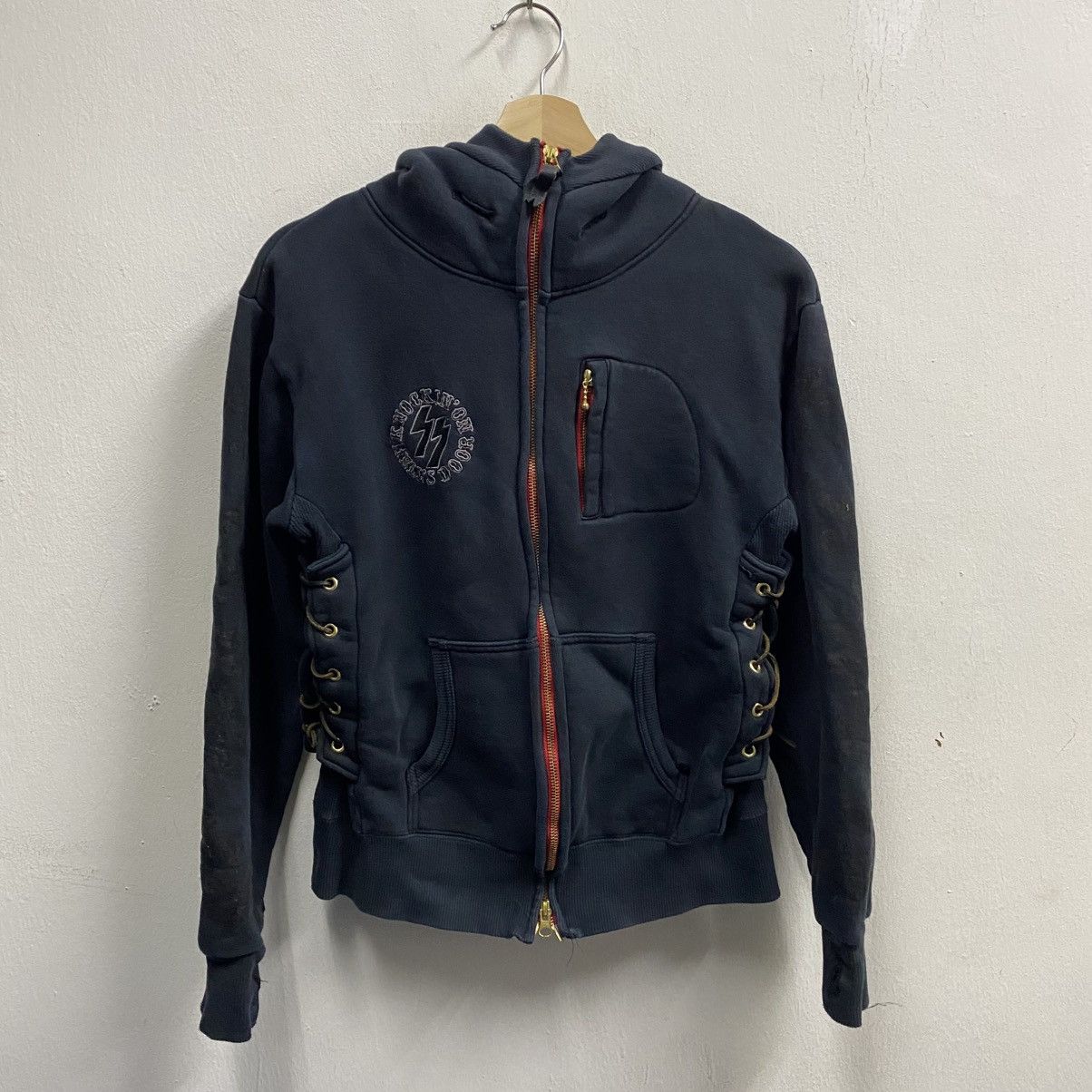 If Six Was Nine Knockin’ On Hell’s Door Skull Flight Japanese Punk hoodie Size US S / EU 44-46 / 1 - 1 Thumbnail