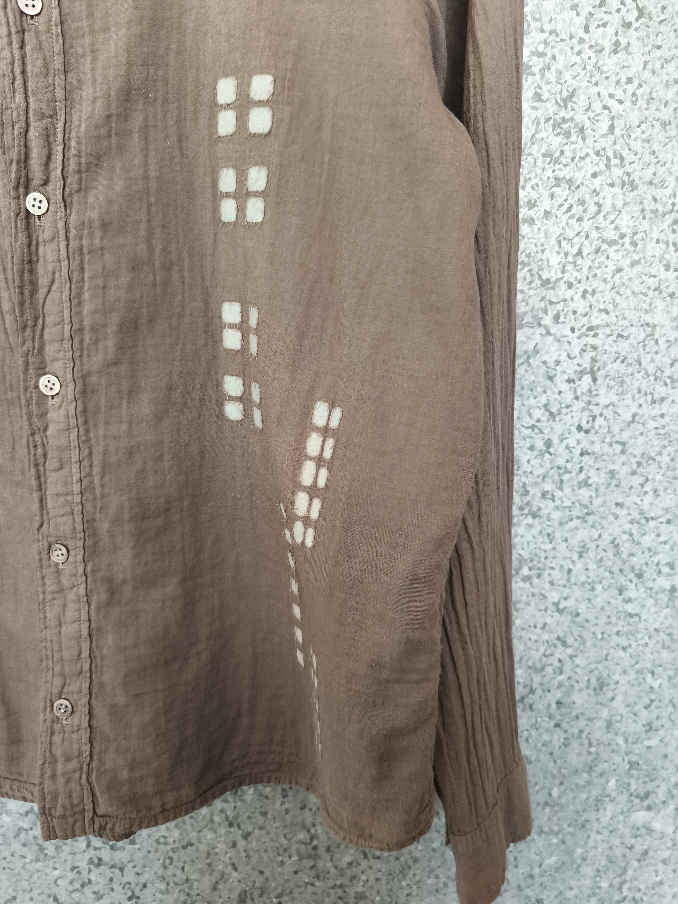 Issey Miyake 🔥 Plantation by Issey Miyake shirt ribbed design button up Size US M / EU 48-50 / 2 - 3 Thumbnail