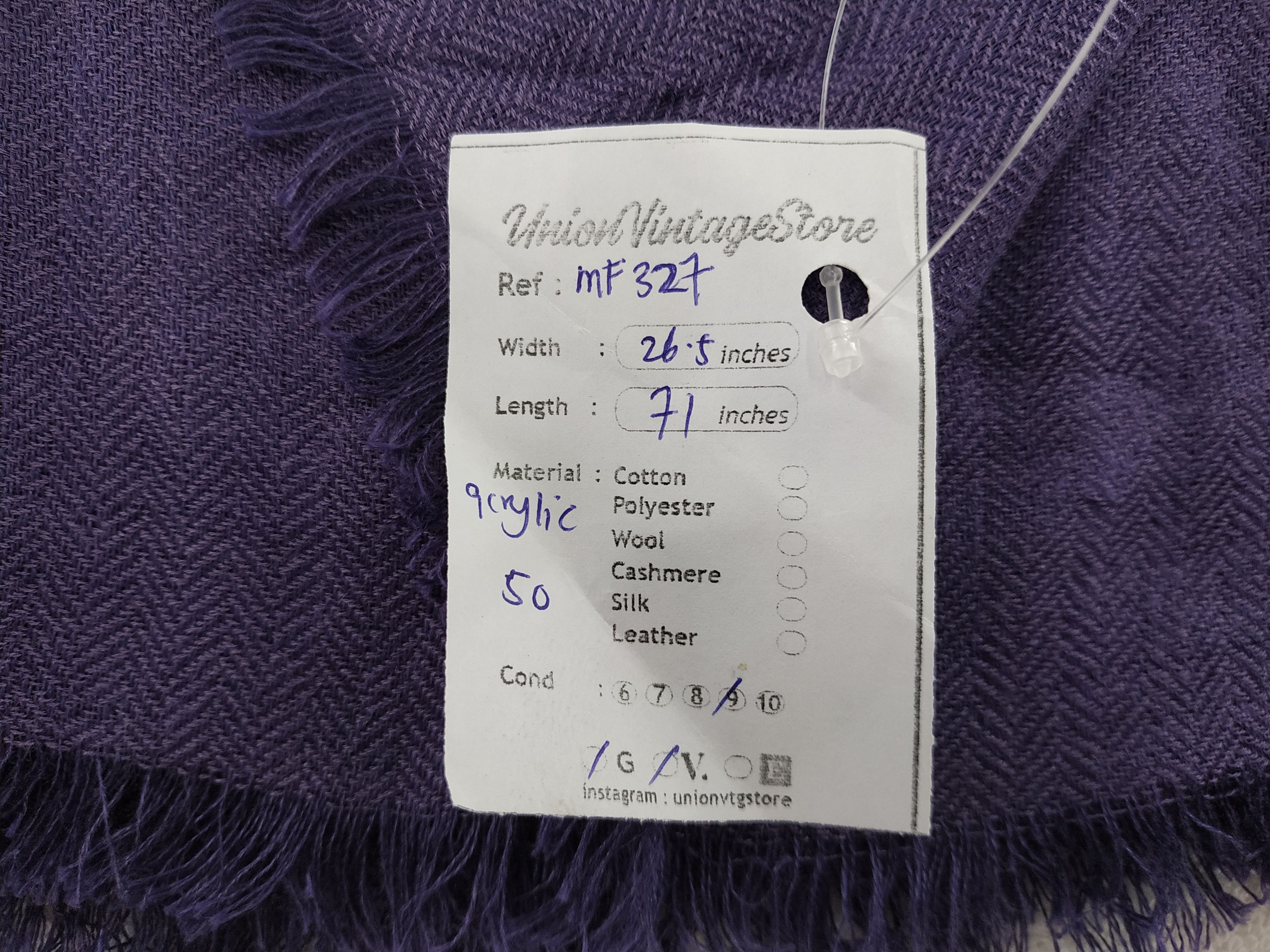 Margaret Howell Vintage Margaret Howell Scarf/Muffler/Neckwear MF327 Size ONE SIZE - 7 Thumbnail