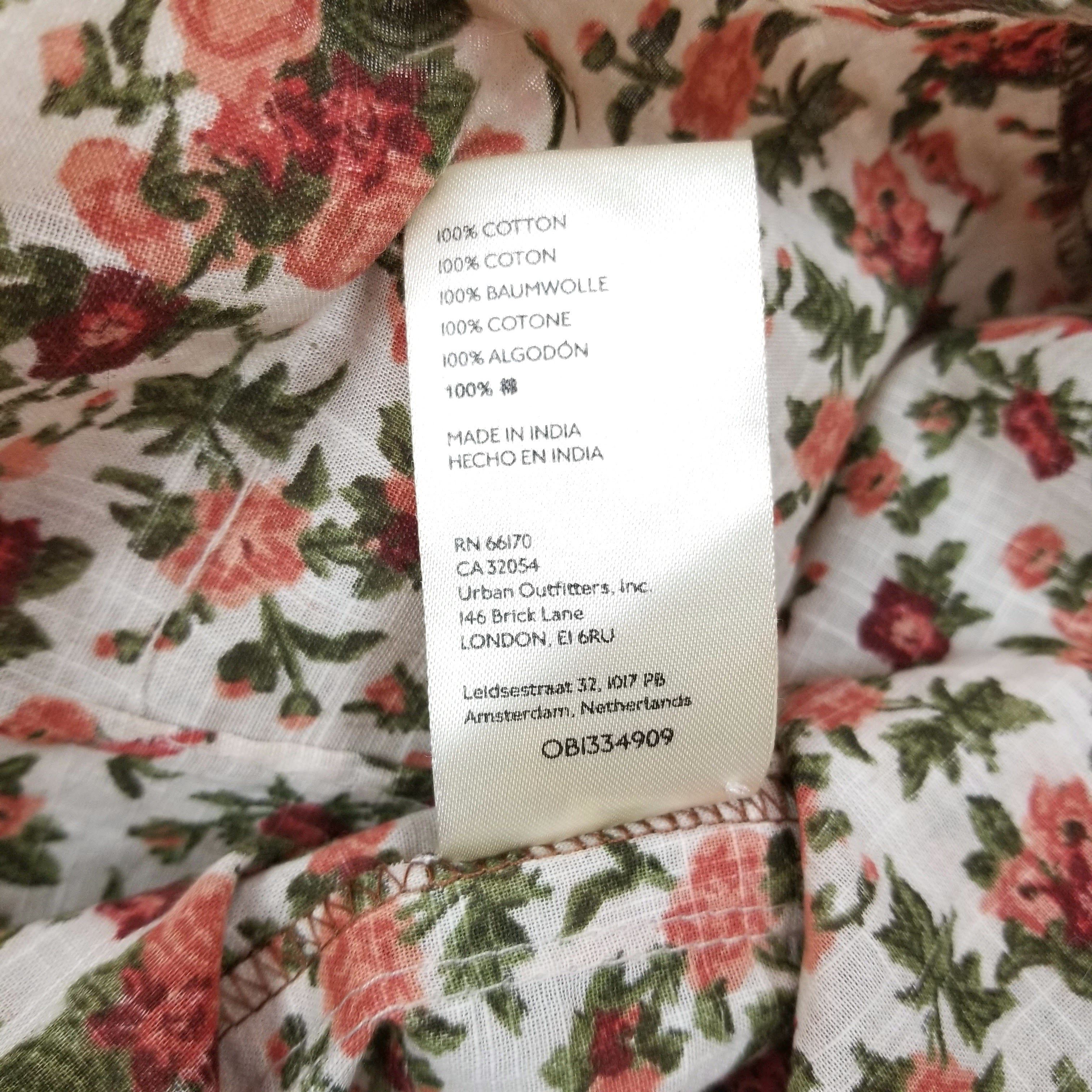 Free People Meant To Be Blouse Vintage Combo Floral Size S / US 4 / IT 40 - 8 Thumbnail