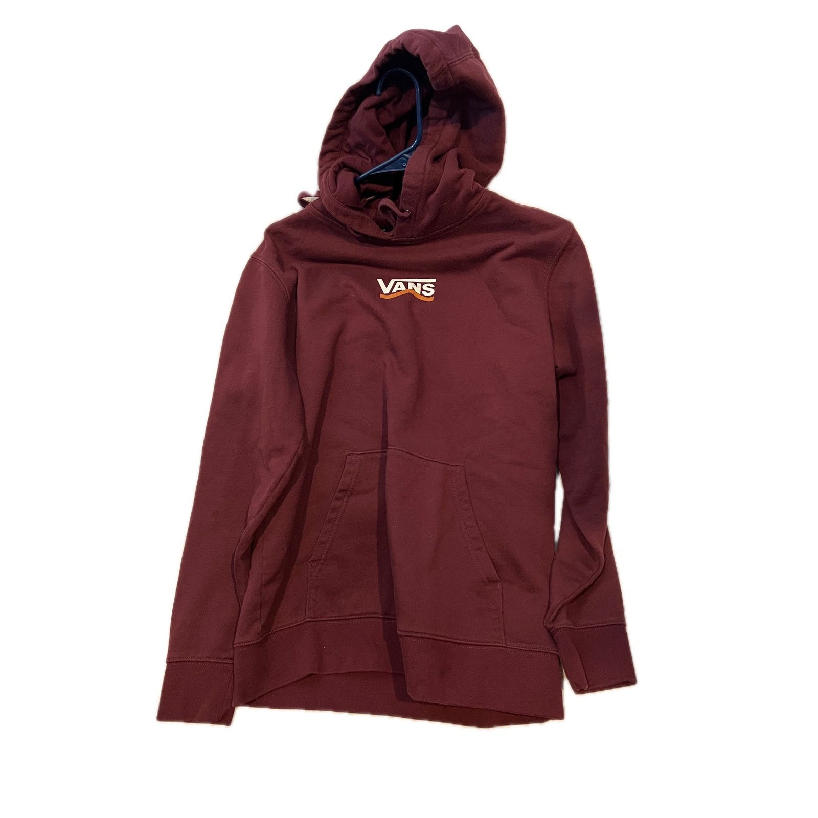 Vans Vans Burgundy Mens Small Skater Hoodie Size US S / EU 44-46 / 1 - 1 Thumbnail
