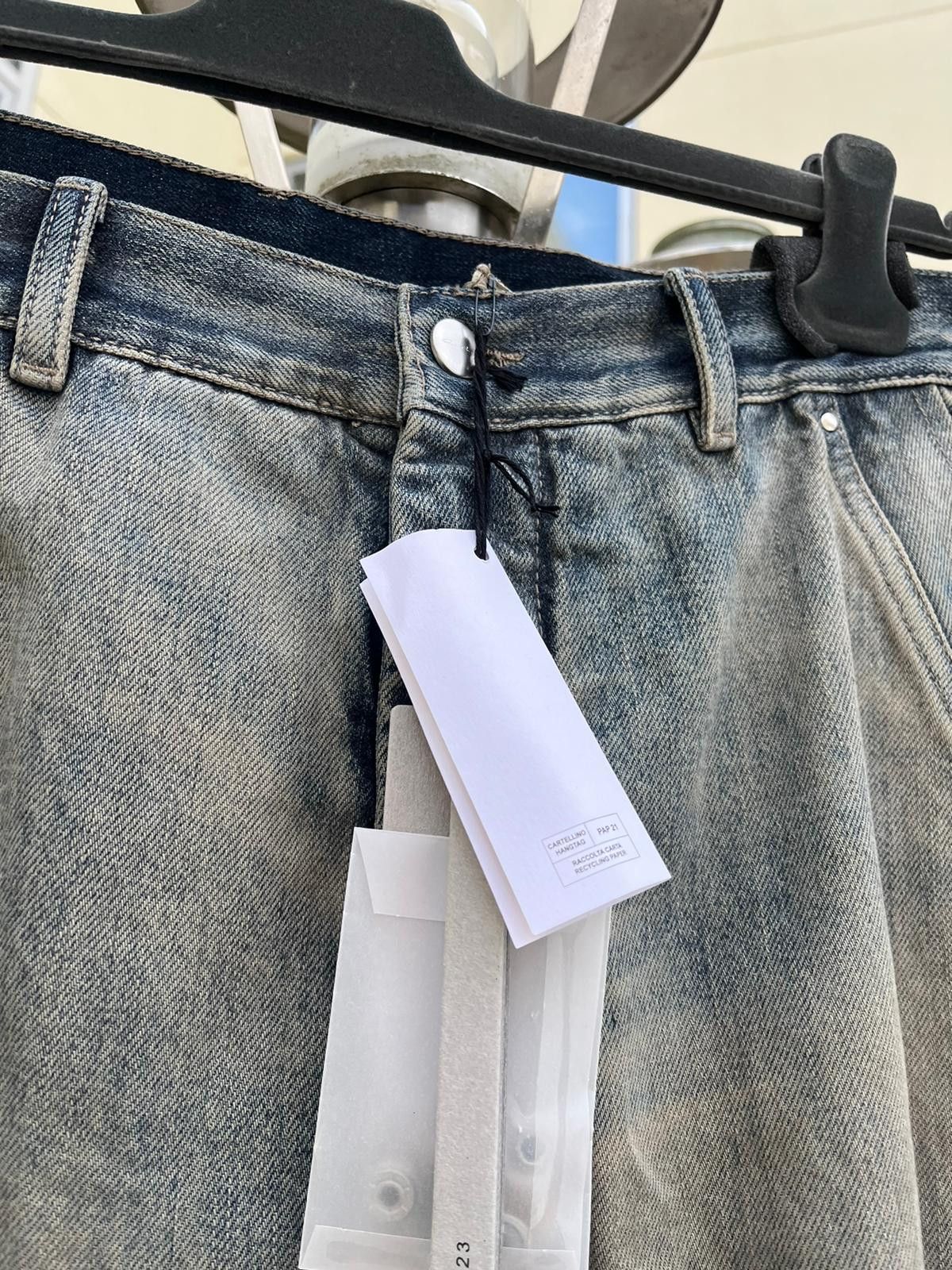Rick Owens o1rshd1 Tailored Bela Distressed Denim Jeans Degrade Jeans Size US 36 / EU 52 - 8 Thumbnail