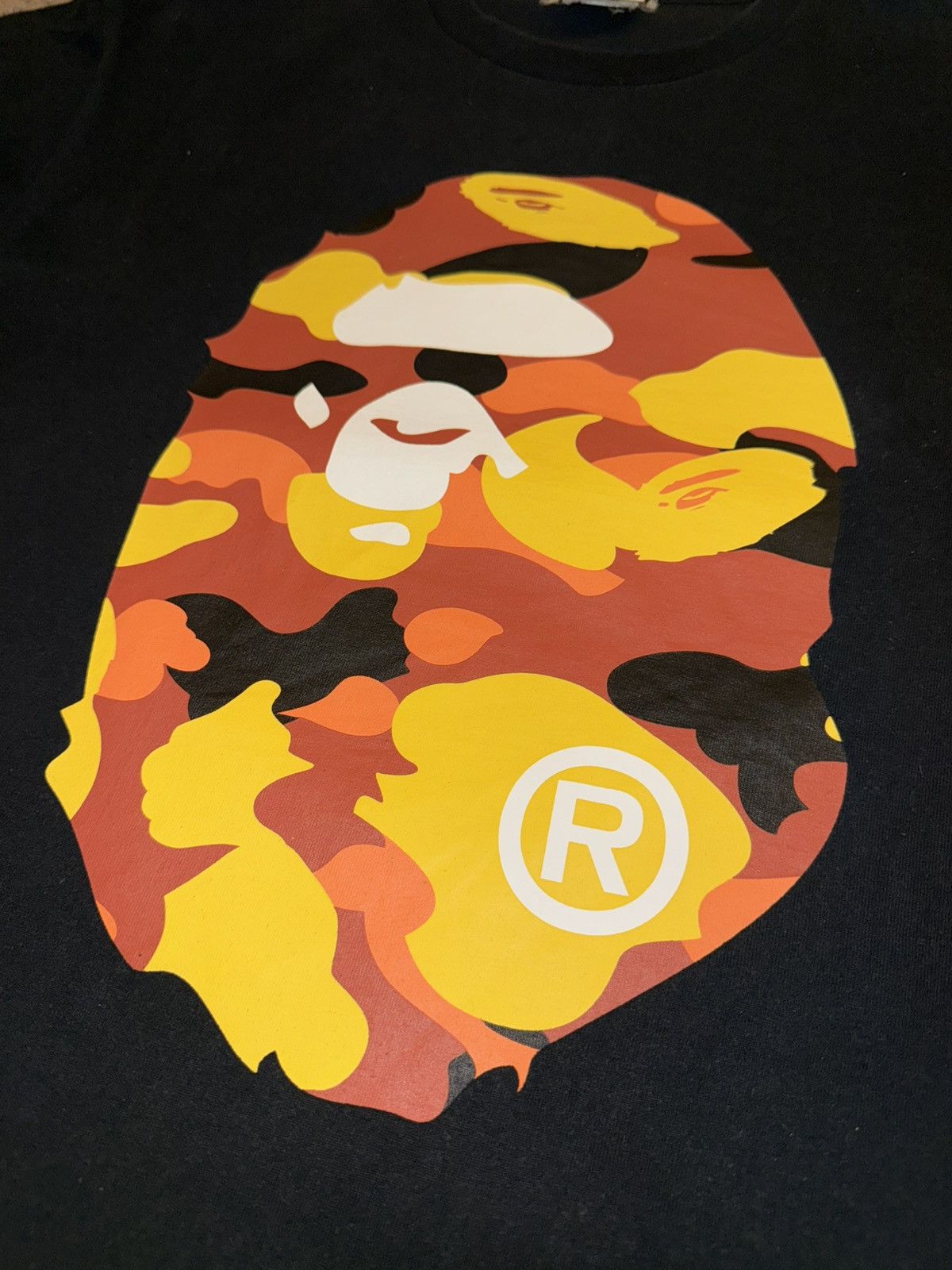 Bape Bape 1st Camo Big Ape Head Tee (L) Size US XL / EU 56 / 4 - 4 Thumbnail
