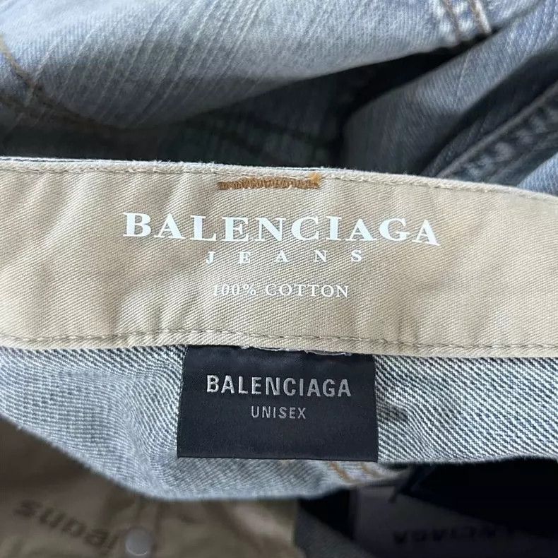 Other Balenciaga size S 25 embroidered alphabet baggy pant style Size US 26 / EU 42 - 7 Thumbnail
