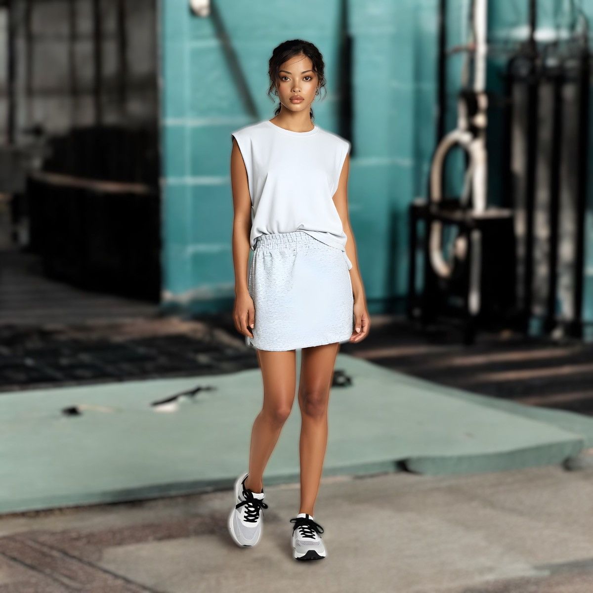 Other Yogalicious Scuba Pasadena Muscle Shirt Low Curved Skort M Size M / US 6-8 / IT 42-44 - 2 Thumbnail