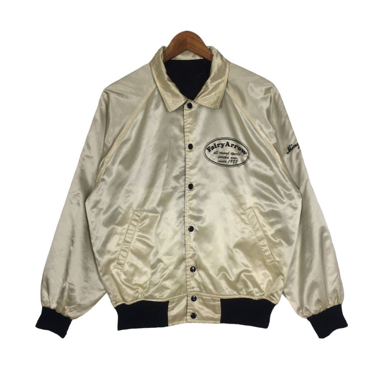 Japanese Brand Senshu University Fairy Arrow Reversible SnapButton Jacket Size US M / EU 48-50 / 2 - 2 Thumbnail