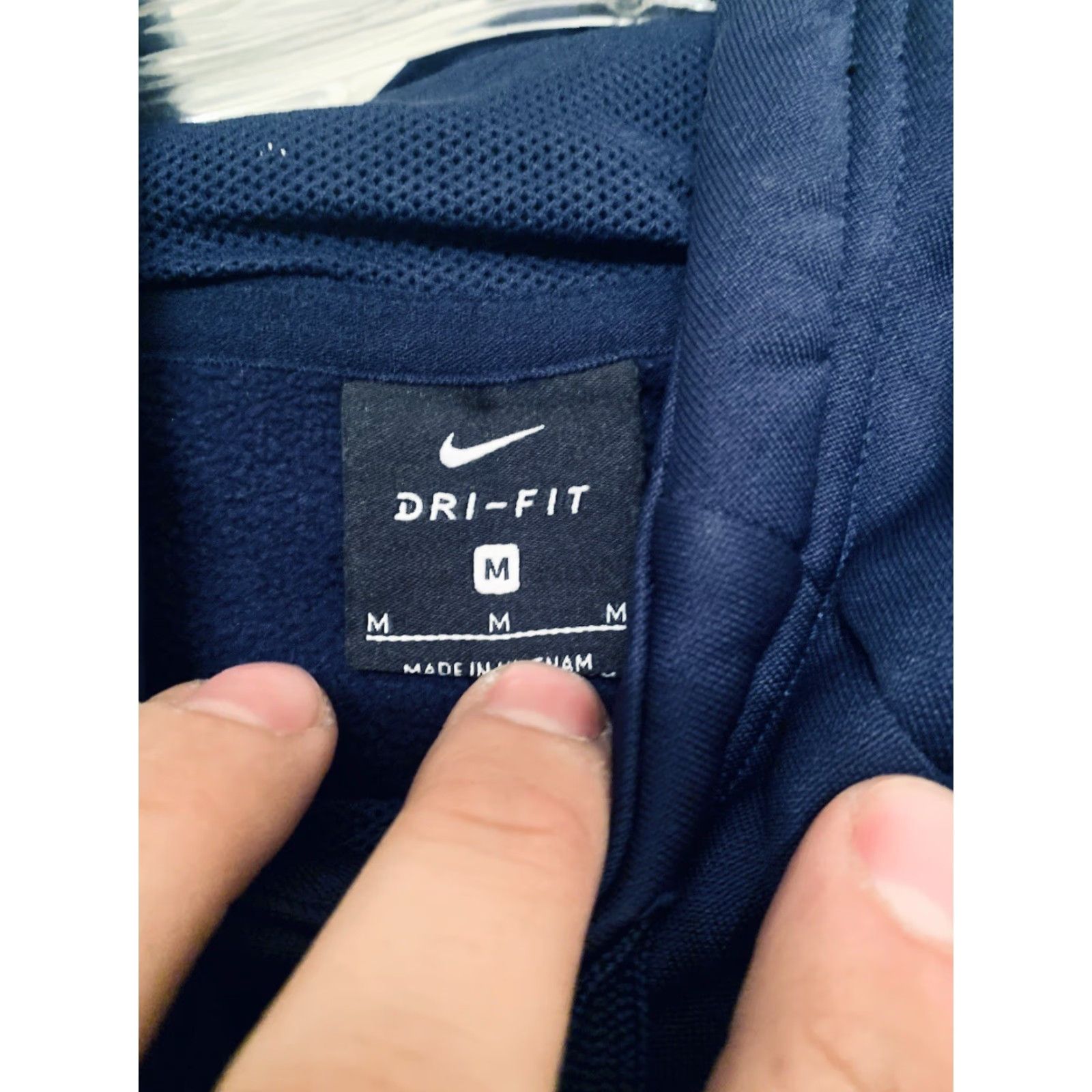Nike Nike Hoodie Mens Training Dri-Fit Blue With Swoosh Logo Back Print Just Do It Shirt? Size US M / EU 48-50 / 2 - 3 Thumbnail