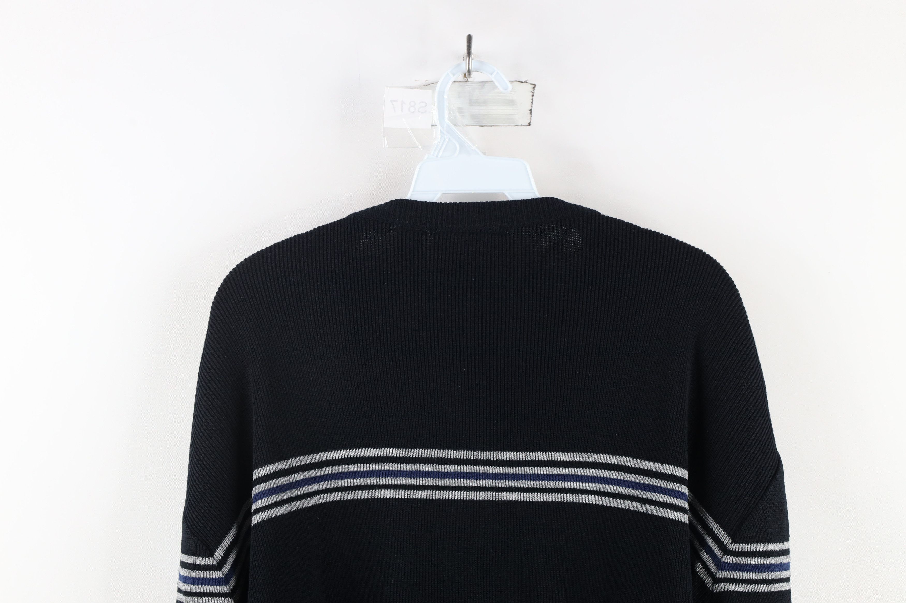 Gotcha × Vintage Vintage 90s Gotcha Surfing Knit Crewneck Sweater Black Size US L / EU 52-54 / 3 - 9 Thumbnail