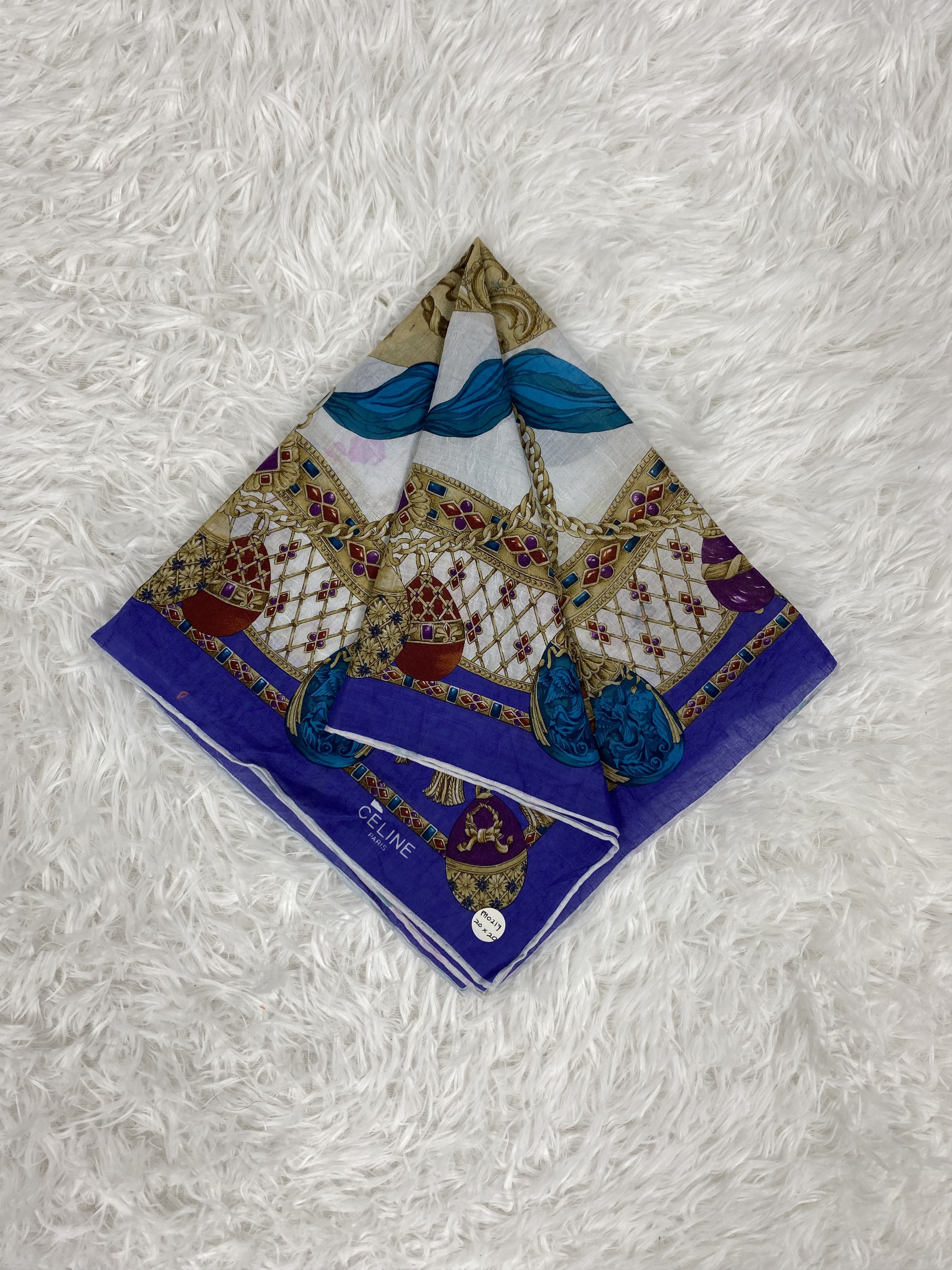 Celine Vintage Celine Handkerchief Neckerchief PH0217 Size ONE SIZE - 1 Thumbnail