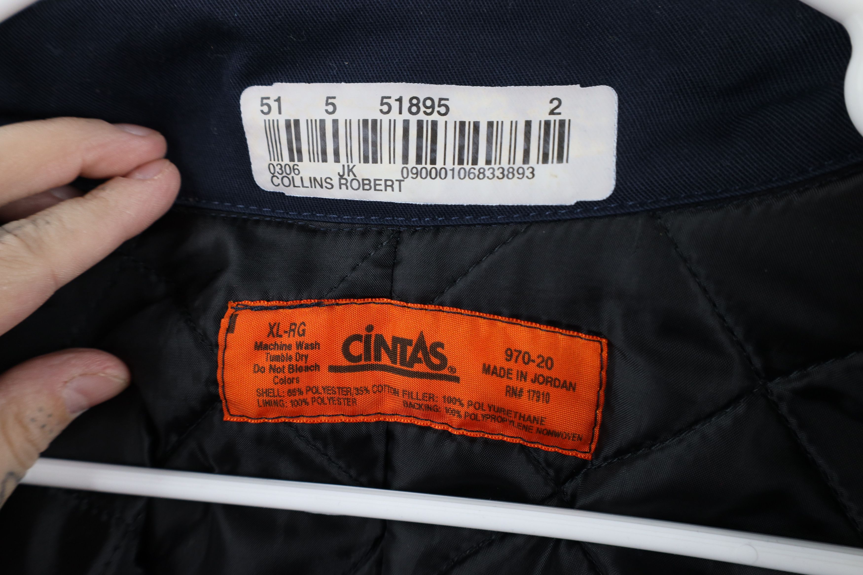 Vintage Vintage 90s Streetwear Workwear Mechanic Jacket Navy Blue Size US XL / EU 56 / 4 - 10 Thumbnail
