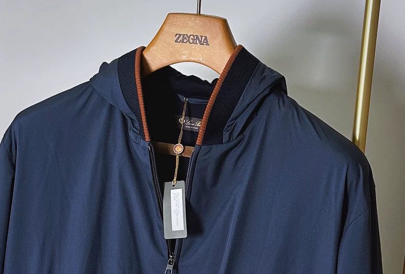 Loro Piana LORO PIANA Tie-on jacket with cashmere lining Size US XXL / EU 58 / 5 - 2 Thumbnail