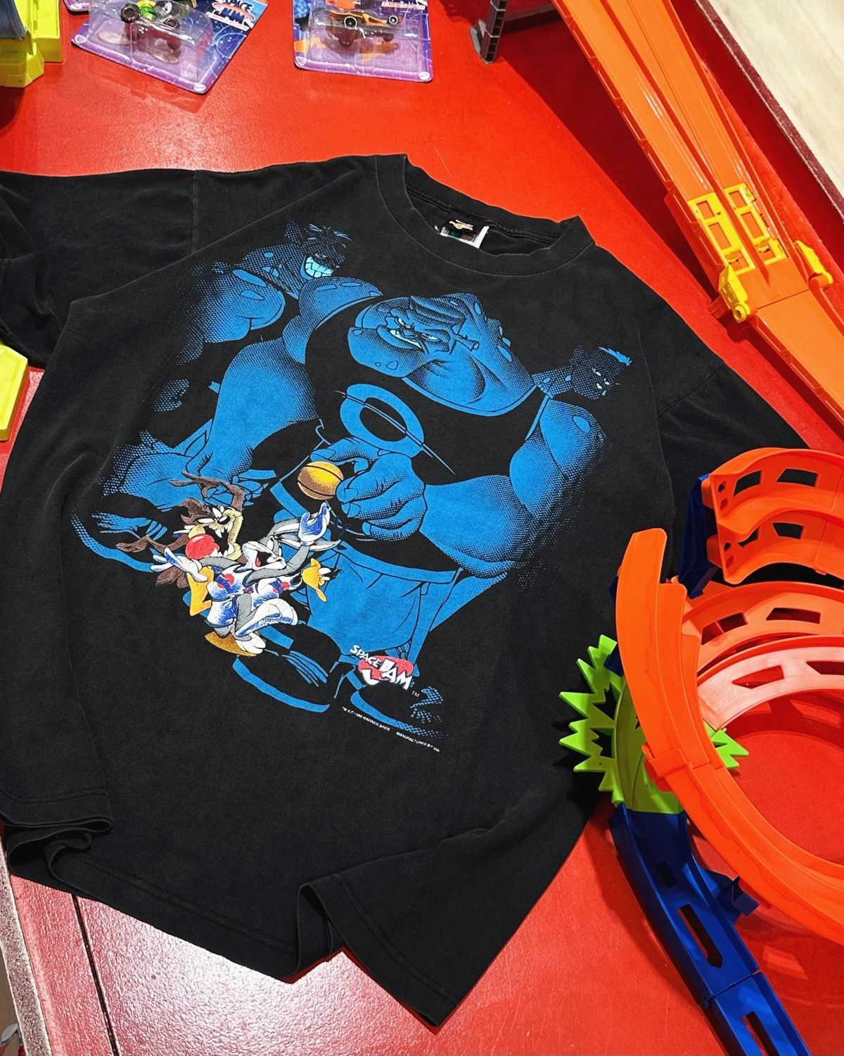 Disney VINTAGE 1996 SPACE JAM | LOONEY TUNES Size US L / EU 52-54 / 3 - 2 Thumbnail