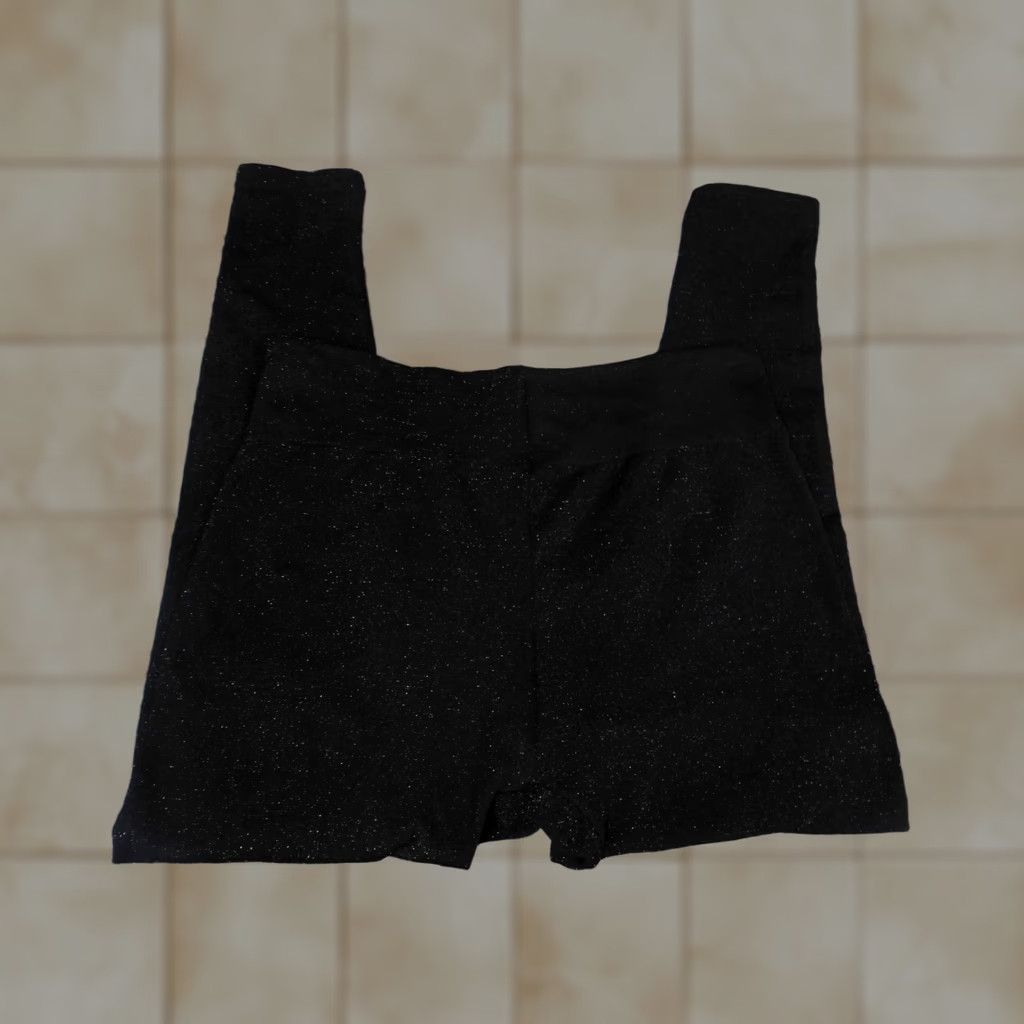Vintage Maurices pants Womens 2 black leggings pull-on stretch jegging Slim Straight 19in inseam Size 26" / US 2 / IT 38 - 1 Thumbnail