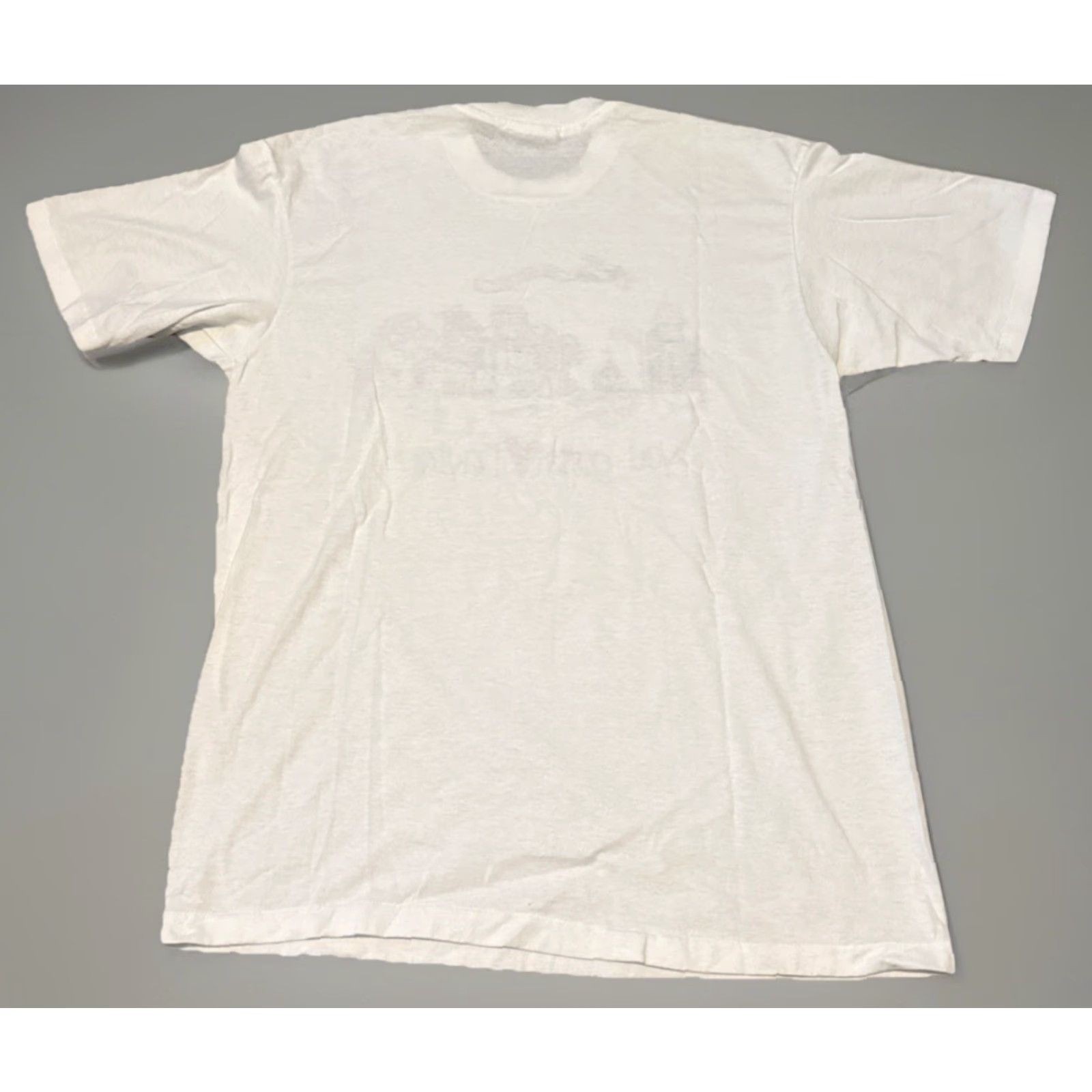 Hanes VINTAGE Hanes T-Shirt Cartoon Dayton Ohio City Art Drawing Midwest White L Men Large Shirt Mens Size US L / EU 52-54 / 3 - 3 Thumbnail