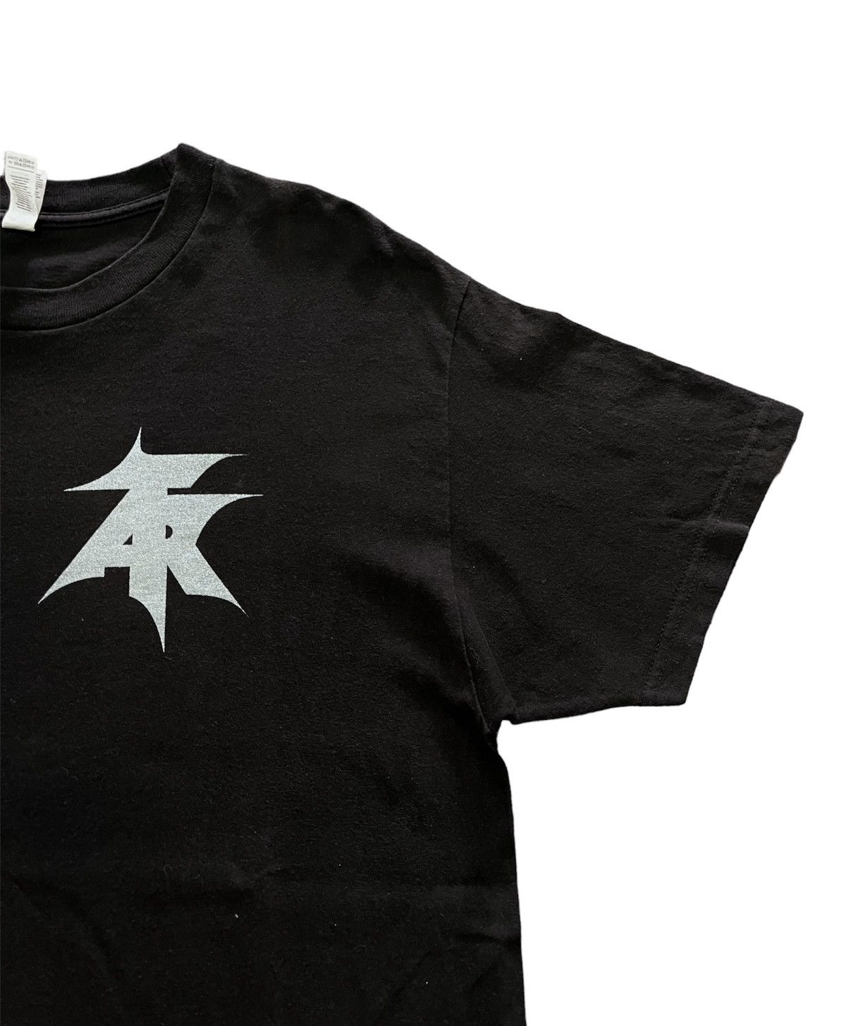 image of Y2K Atari Teenage Riot Band Tees in Black, Men's (Size Large)