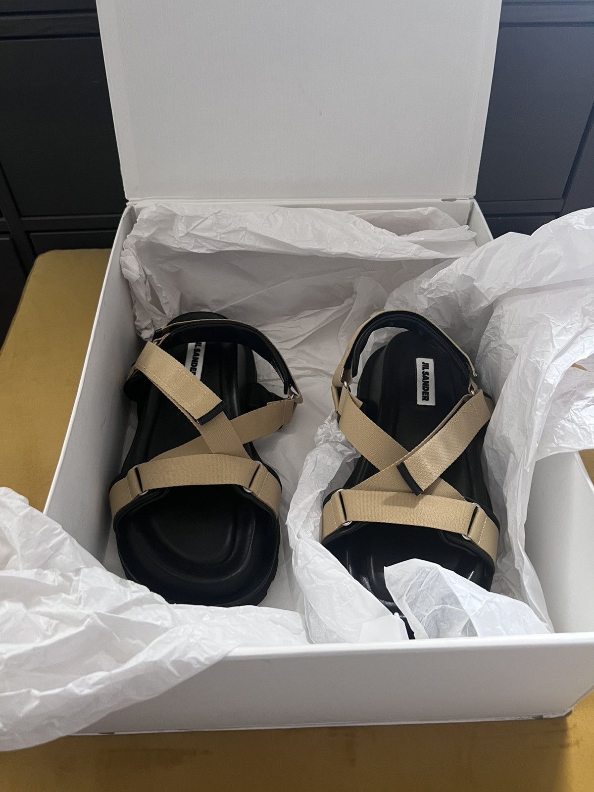 Jil Sander $1.3k nylon, leather sandals with tread sole, EU42, Italy Size US 9 / EU 42 - 21 Thumbnail