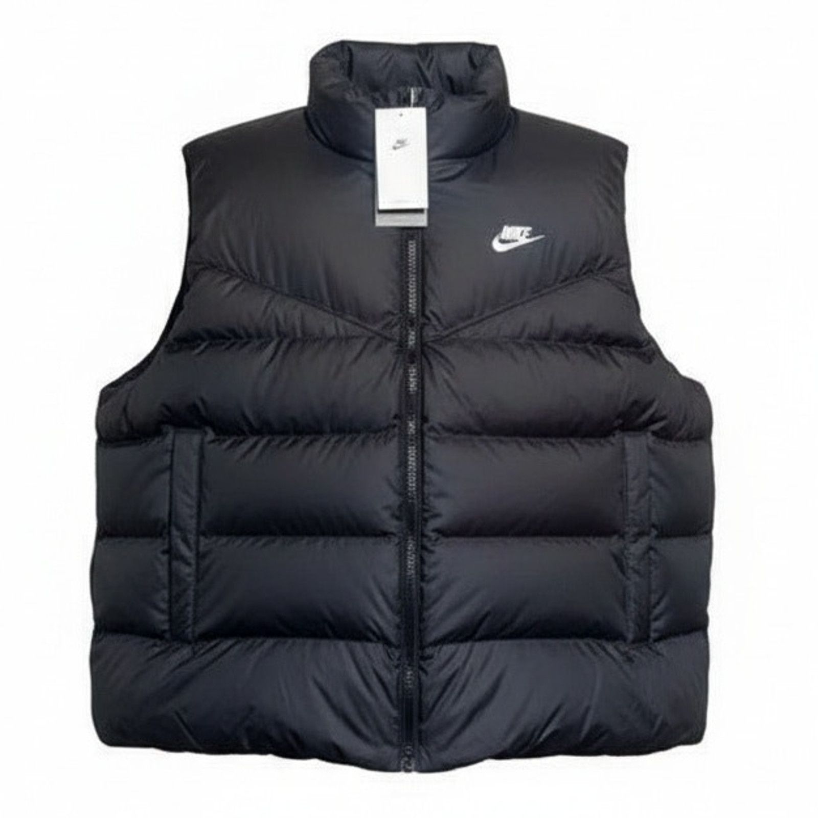 Nike NWT Nike Therma-FIT Windrunner Puffer Vest Womens 2XL Black Size XXL / US 16-18 / IT 52-54 - 1 Thumbnail