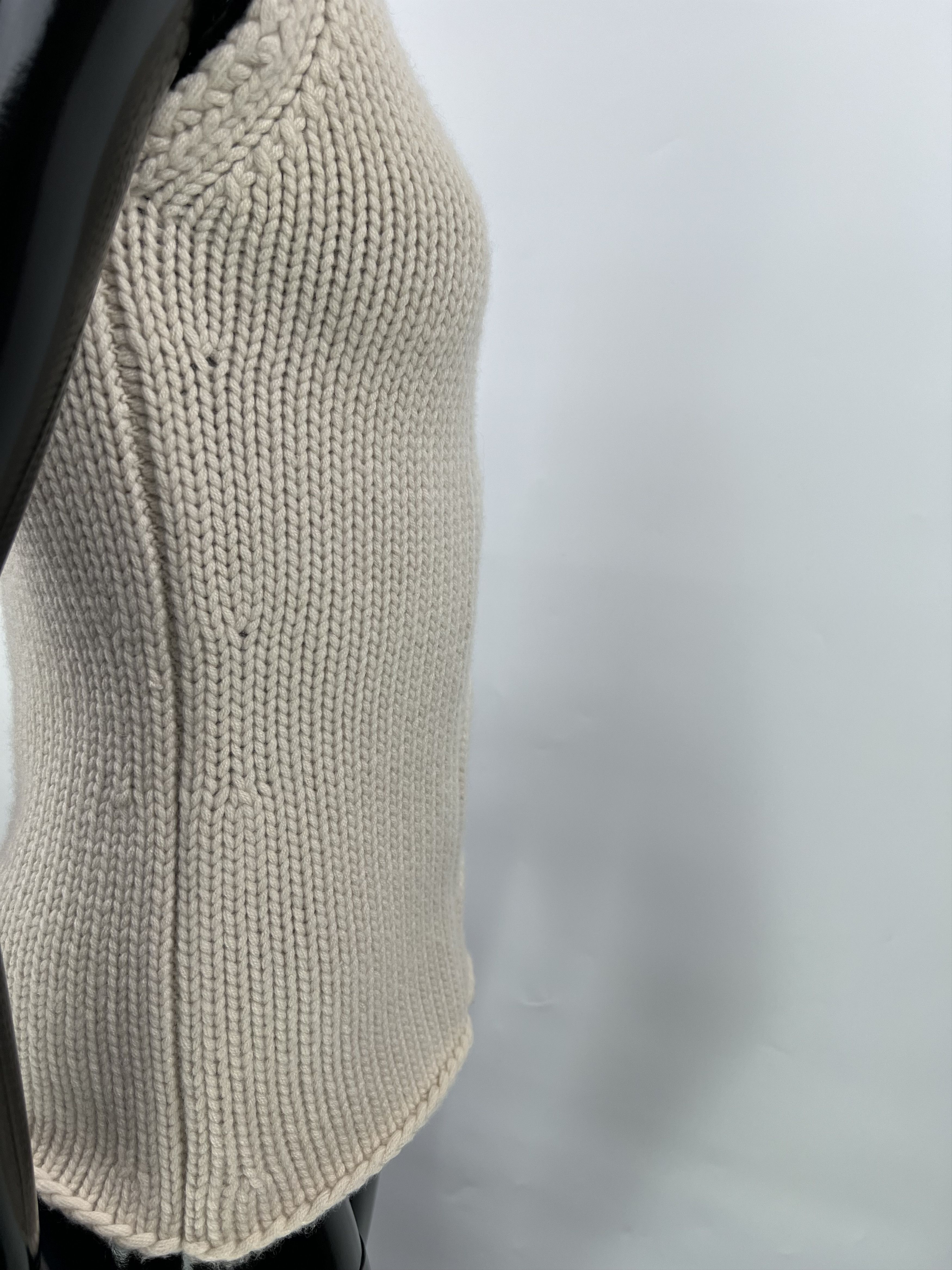 Other 81 Hours Women’s Ivory 100% Cashmere Cable Knit Vest Size S Size S / US 4 / IT 40 - 9 Thumbnail
