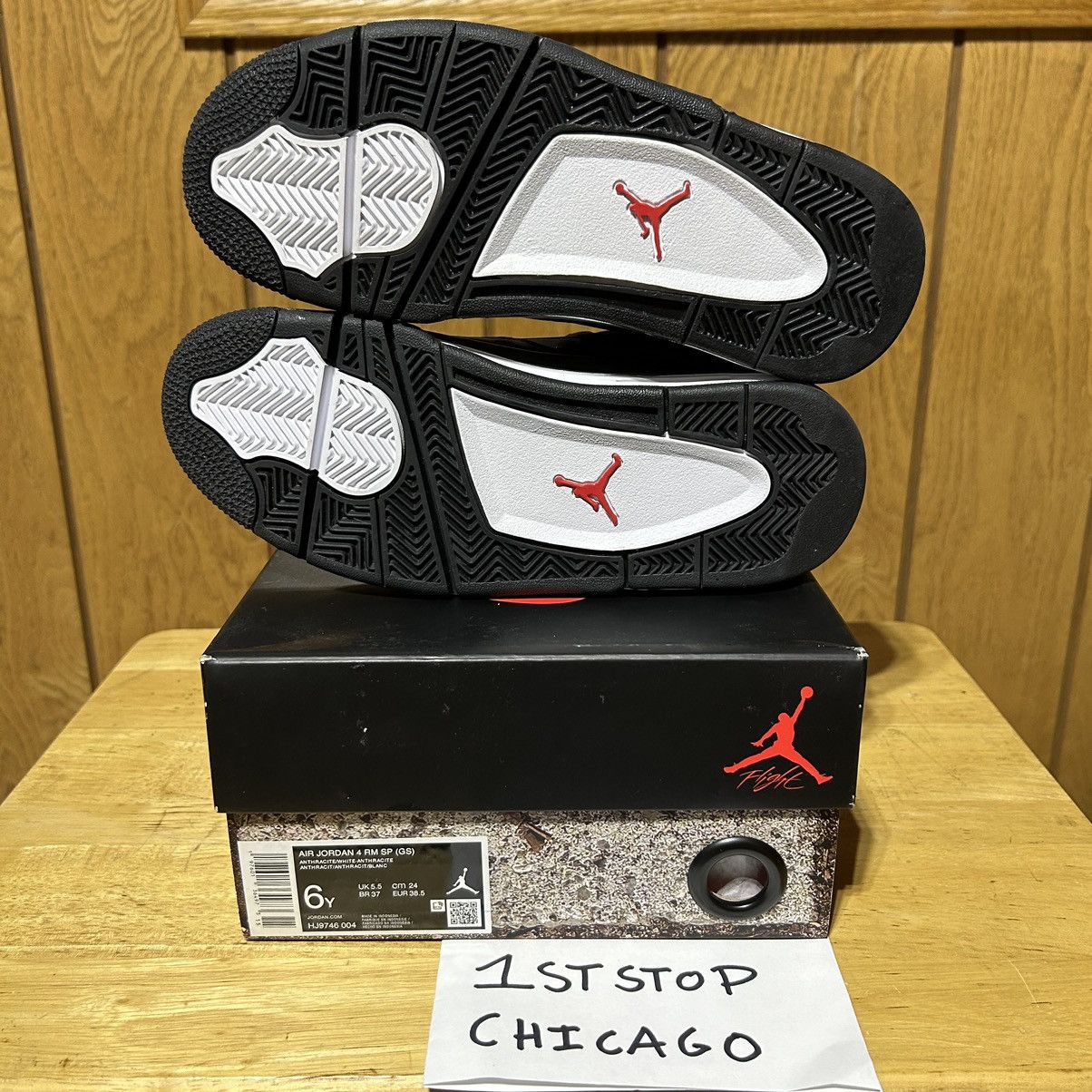 Designer × Jordan Brand × Nike Nigel Sylvester Air Jordan 4 RM Driveway Grey GS Size 6Y NEW Size US 6 / EU 39 - 7 Thumbnail