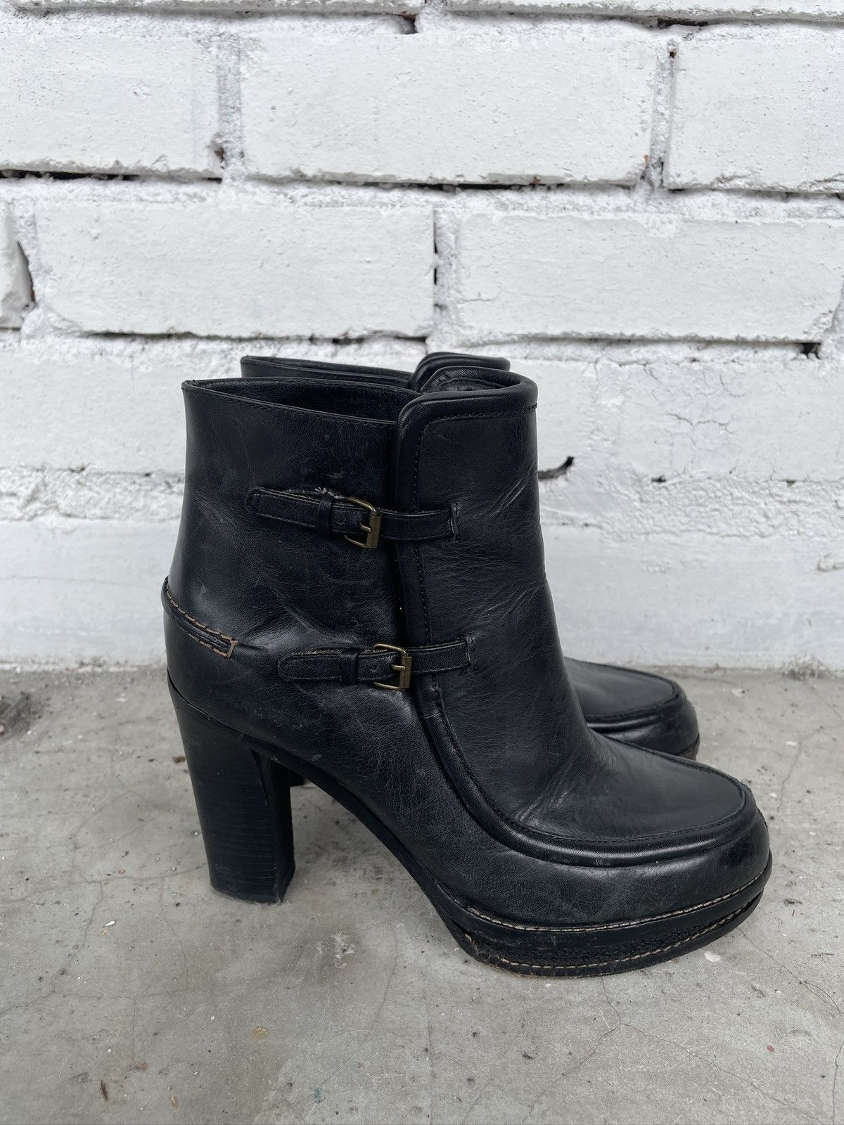 Ruffo Research × Veronique Branquinho Veronique Branquinho High Ankle Heeled Boots Size US 8 / IT 38 - 4 Thumbnail