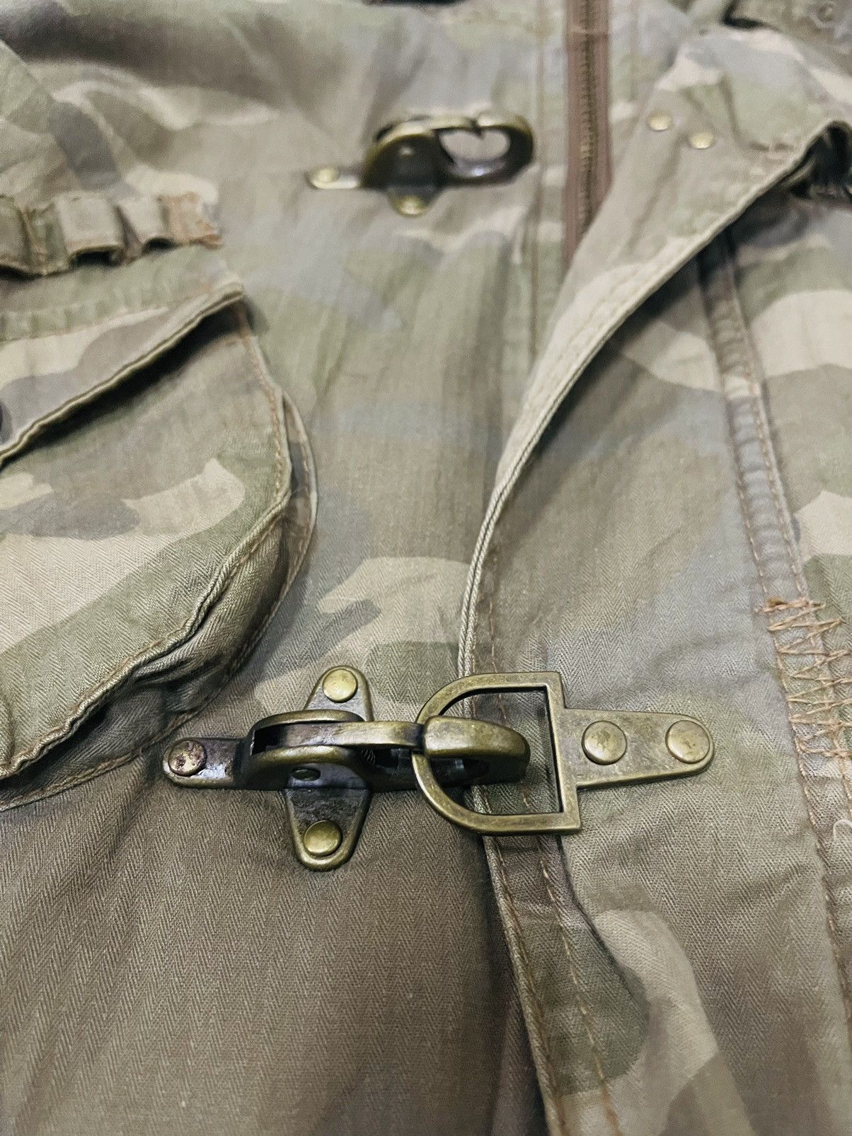 Japanese Brand Kissmark Camo Design Parka Jacket Size US L / EU 52-54 / 3 - 7 Thumbnail