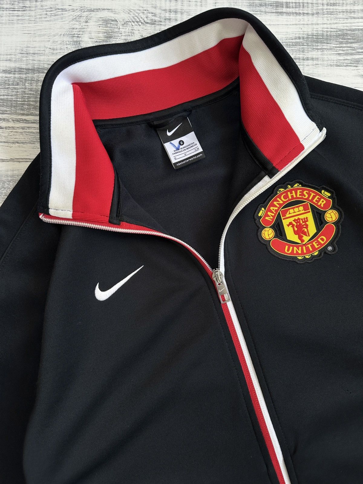 Nike NIKE Manchester United Men’s Training Soccer Track Jacket Size US S / EU 44-46 / 1 - 8 Thumbnail