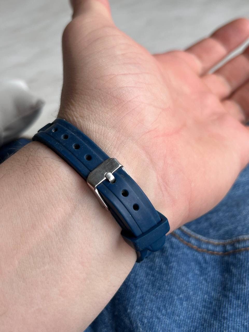 Japanese Brand × Vintage Vintage Blue Japanese style Watch Futuristic Bracelet Size ONE SIZE - 7 Thumbnail