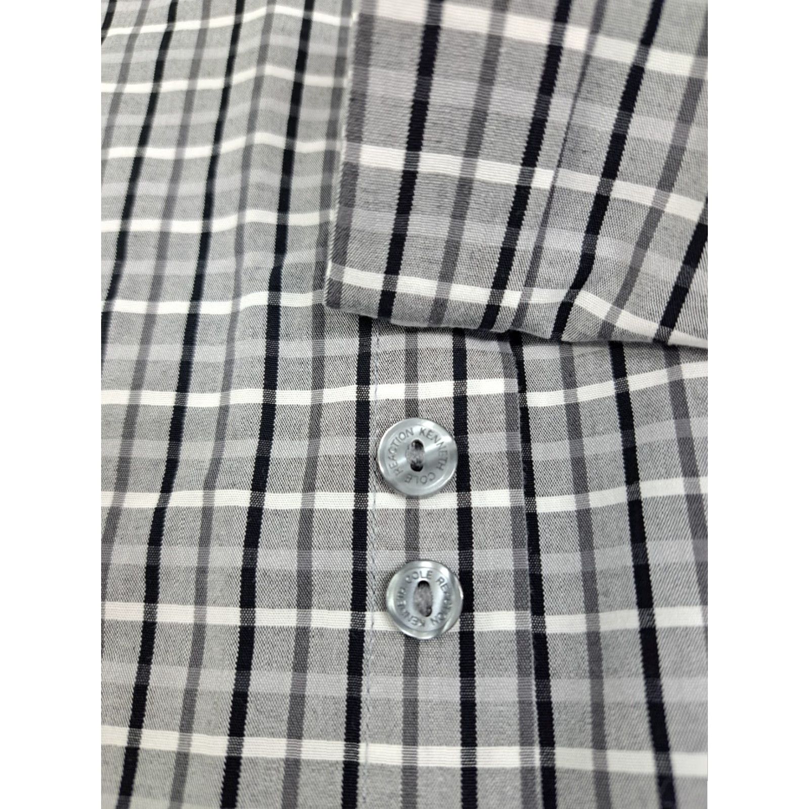 Kenneth Cole VINTAGE Kenneth Cole Men's Slim-Fit Dress Shirt Size US XL / EU 56 / 4 - 5 Thumbnail