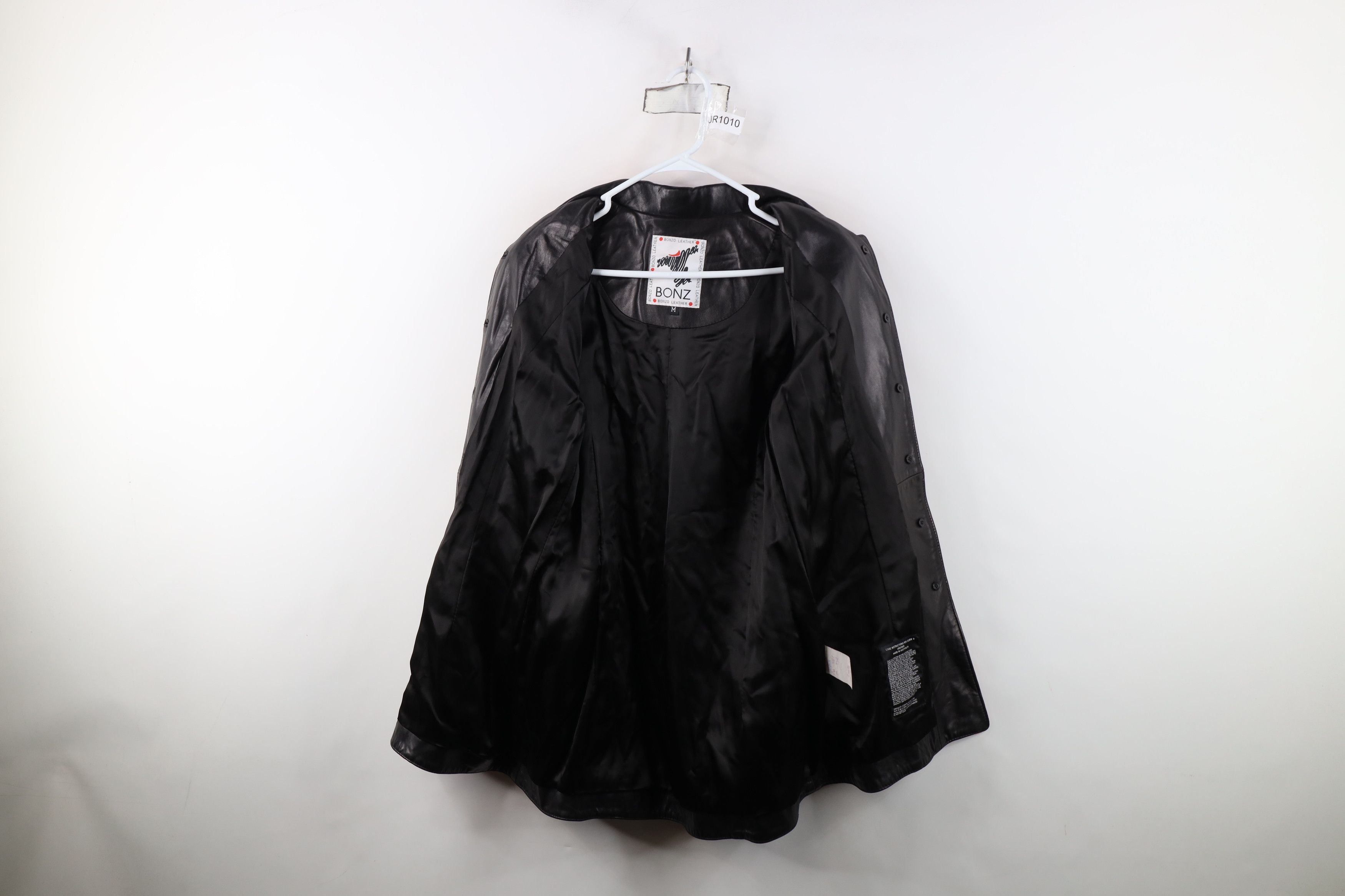 Vintage Vintage 90s Streetwear Lambskin Suede Leather Jacket Coat Size M / US 6-8 / IT 42-44 - 9 Thumbnail