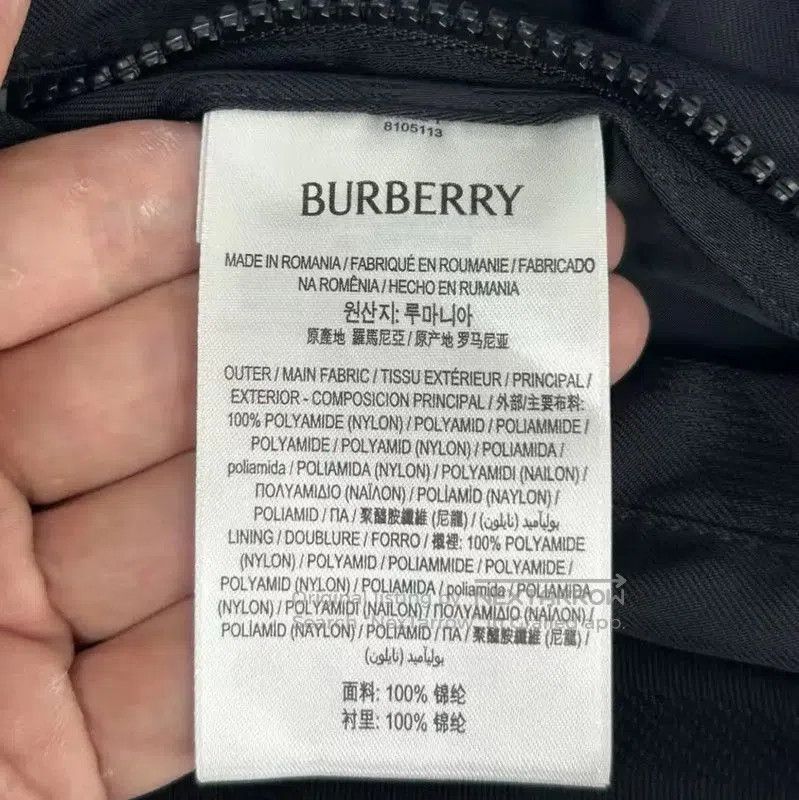 Burberry Burberry Men's Black Embroidered Long Sleeve Jacket. Size US M / EU 48-50 / 2 - 4 Thumbnail