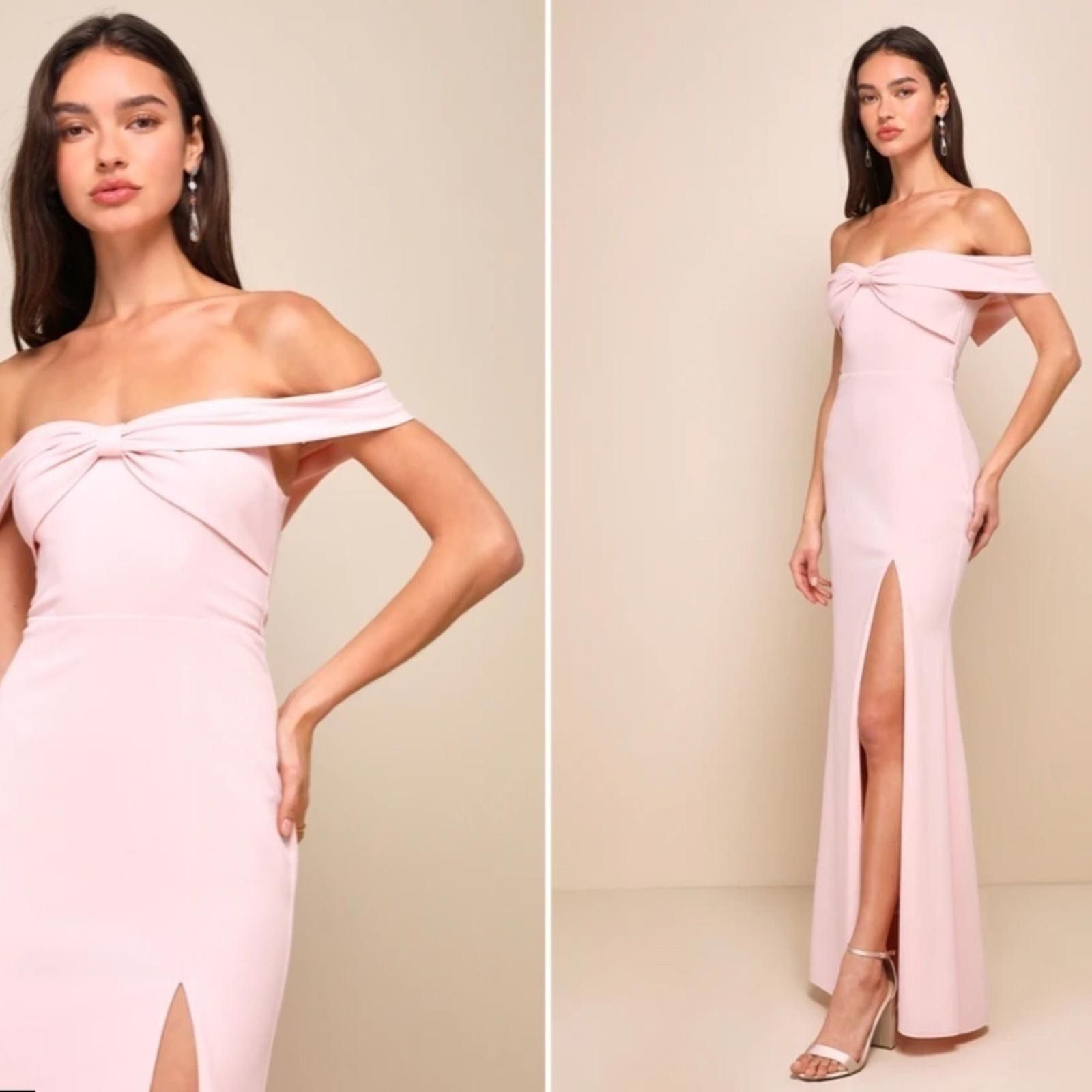 LULU's Chic Sexy Prom Wedding Trumpet Maxi Dress