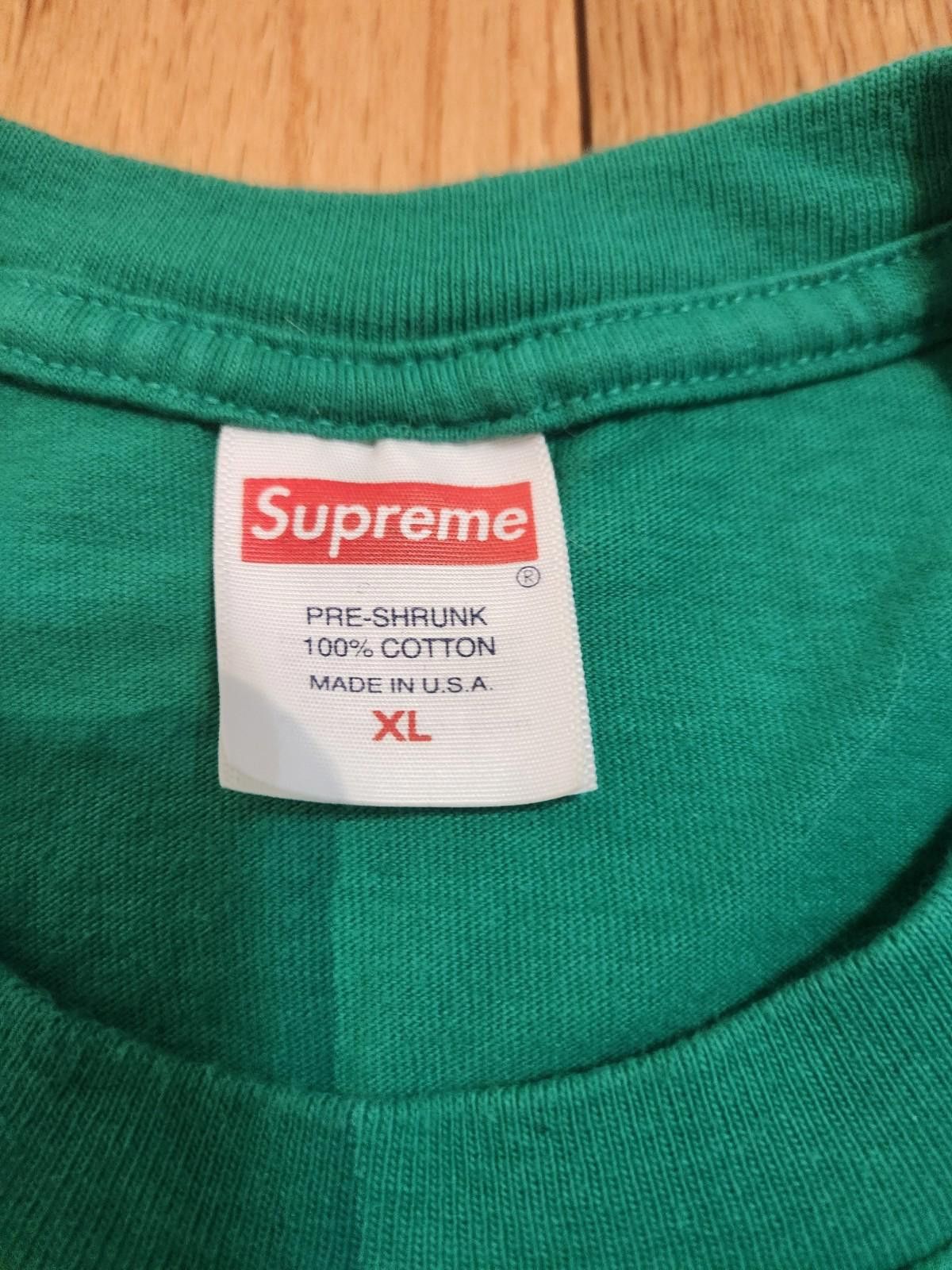 Supreme Supreme Braces T-Shirt Green Men's XL Size US XL / EU 56 / 4 - 3 Thumbnail
