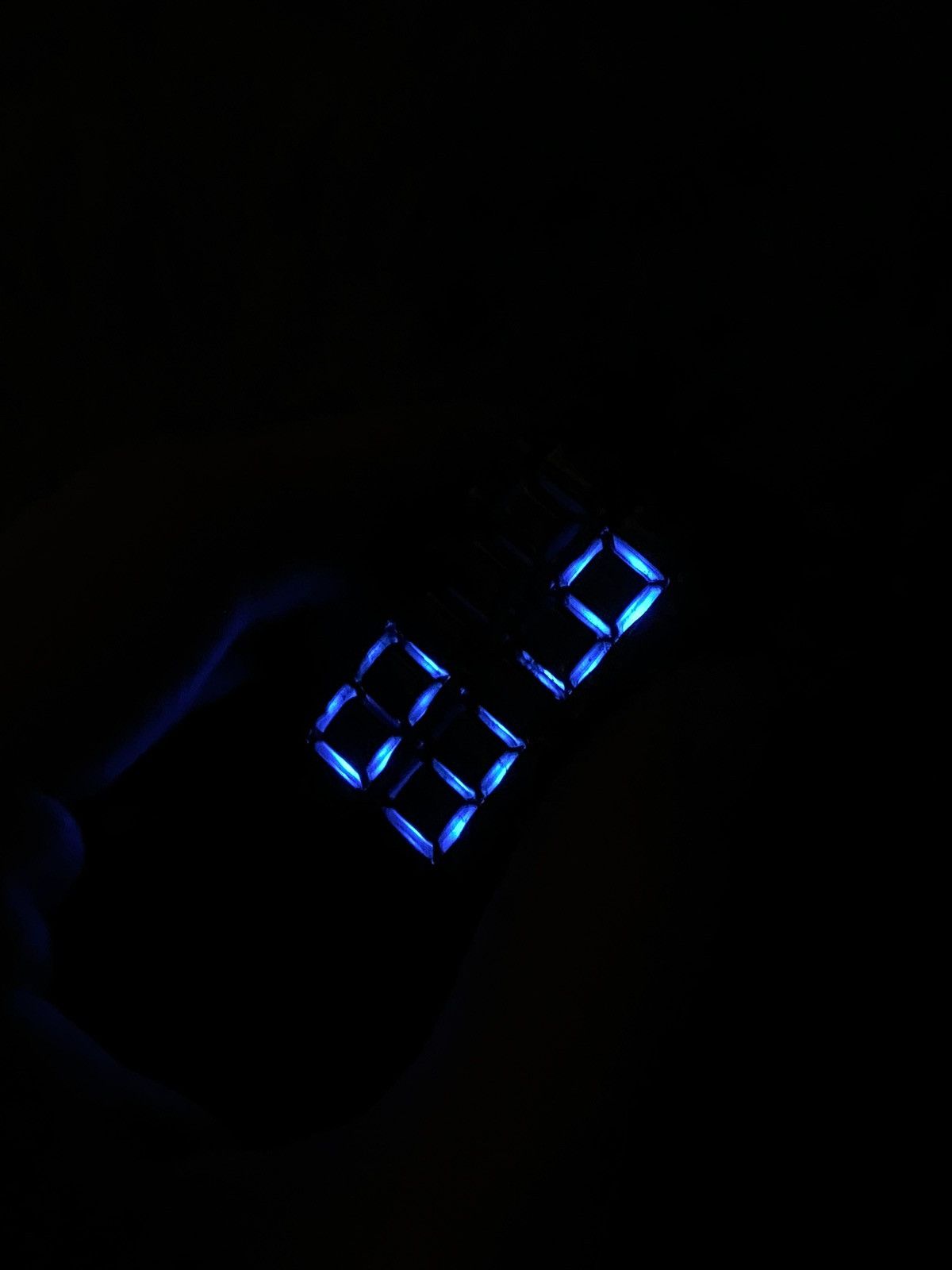 Jewelry Futuristic Black LED Watch - Japanese Brand Size ONE SIZE - 2 Thumbnail