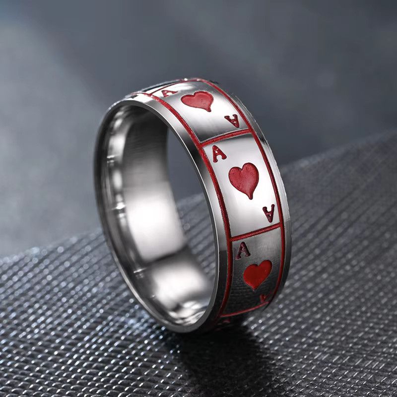 Jewelry × Vintage Vintage Ace of Cards Ring Size ONE SIZE - 4 Thumbnail