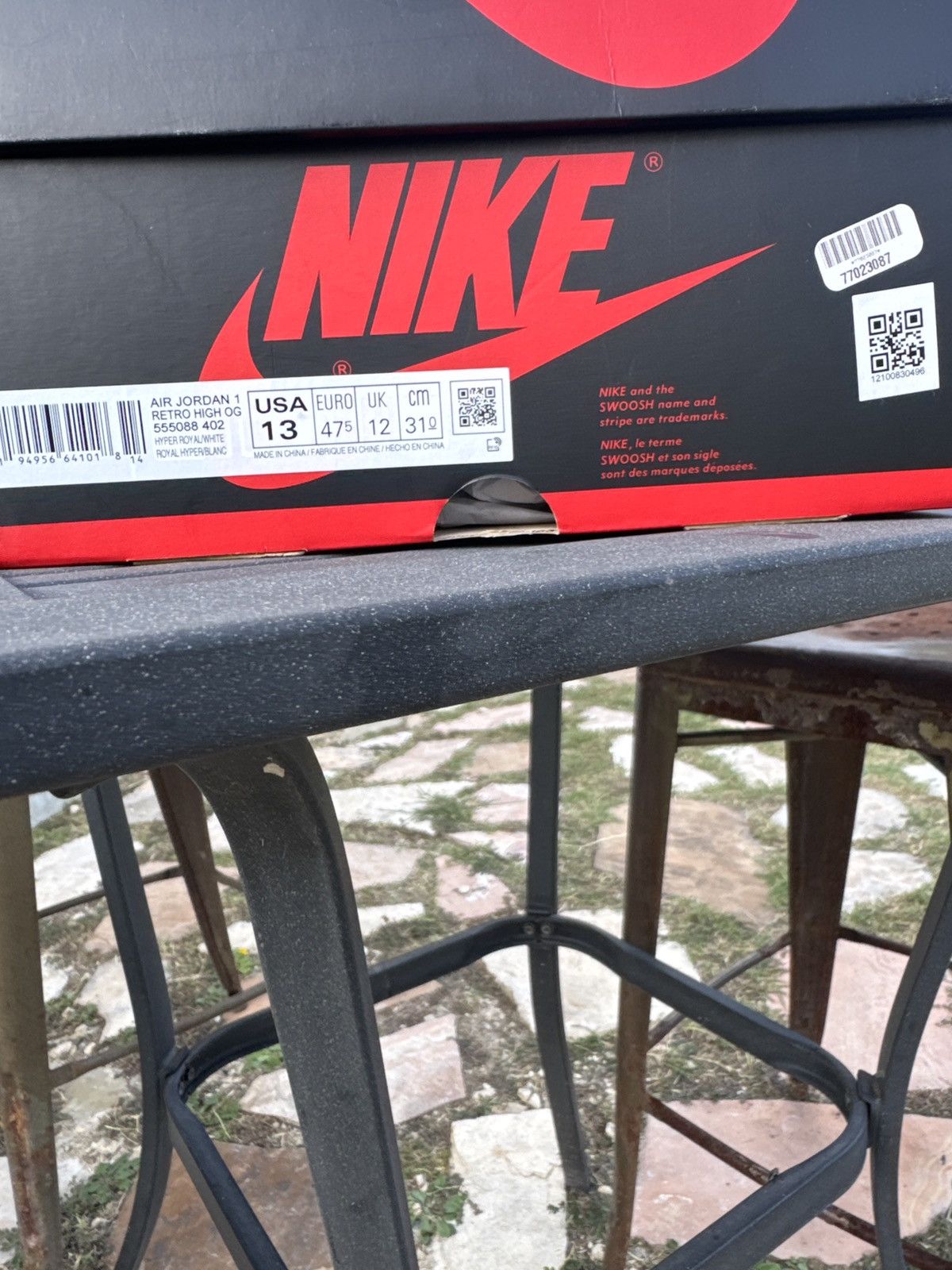 Jordan Brand Jordan 1 hyper Royal Size US 13 / EU 46 - 3 Thumbnail