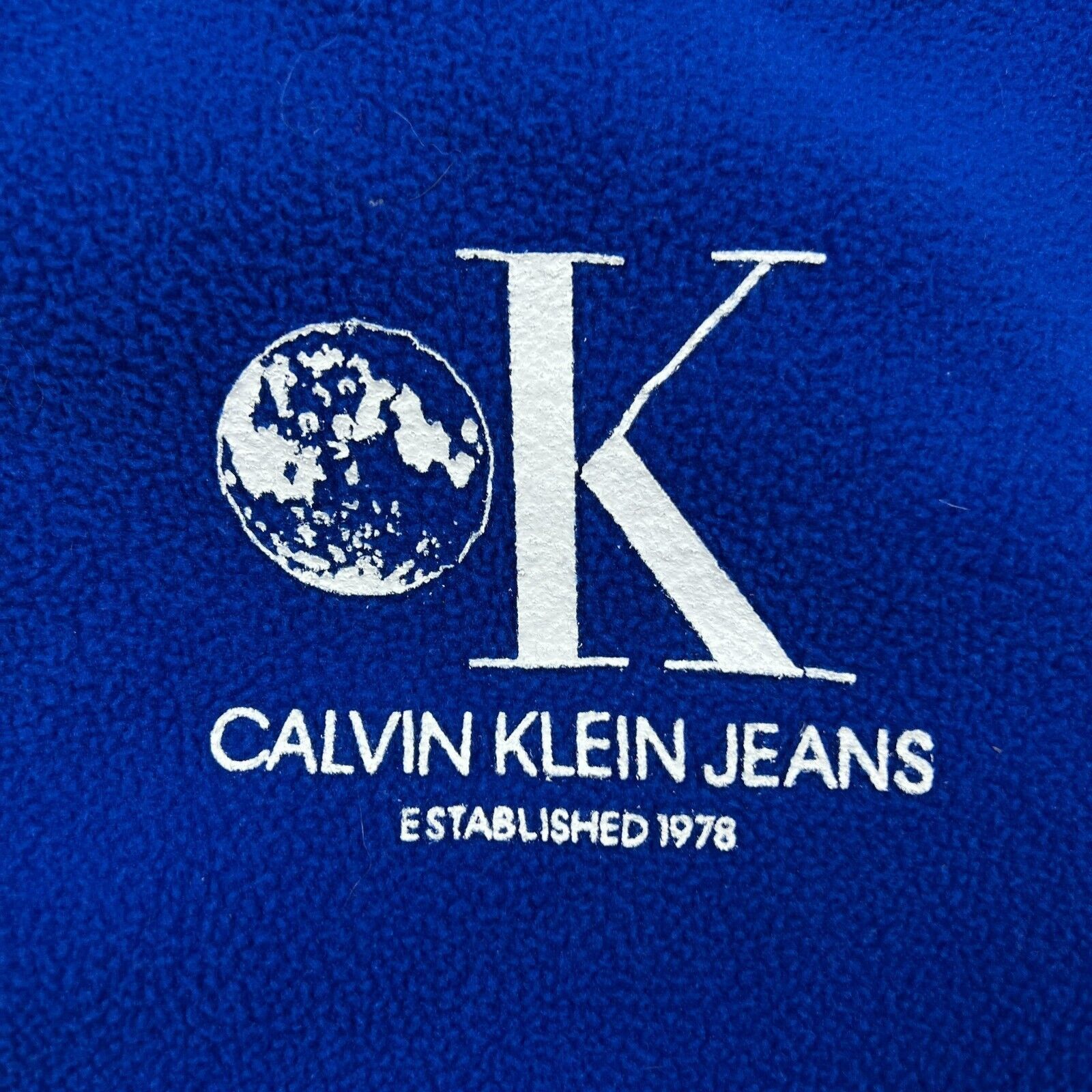 Calvin Klein Calvin Klein Jeans Fleece Medium EST 1978 Moon Odyssey Zip Size US M / EU 48-50 / 2 - 2 Thumbnail