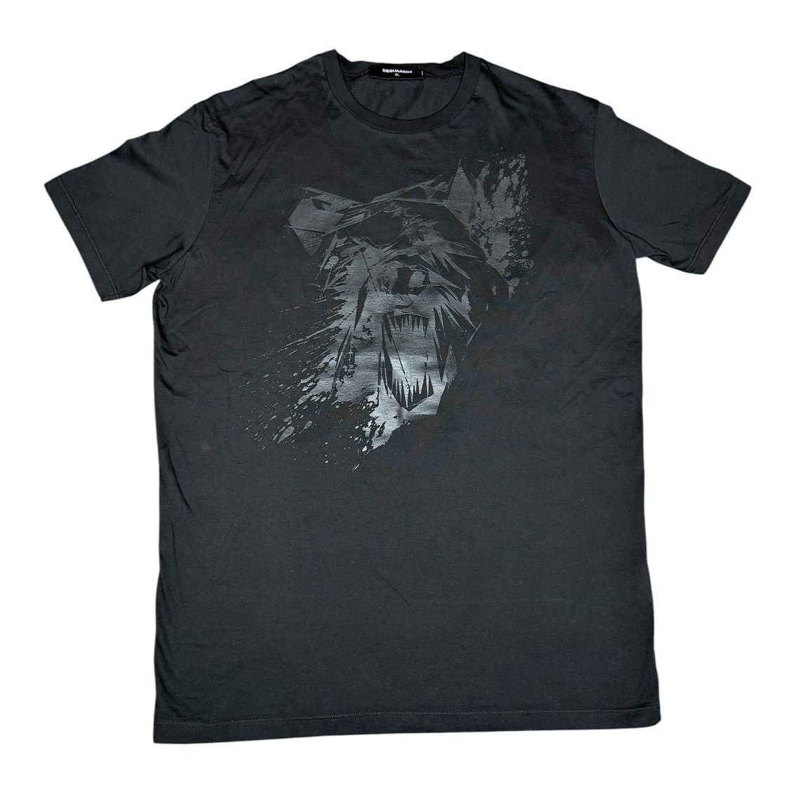 Dsquared2 Dsquared2 Black Tonal Bear Graphic T-Shirt Size US XL / EU 56 / 4 - 1 Thumbnail
