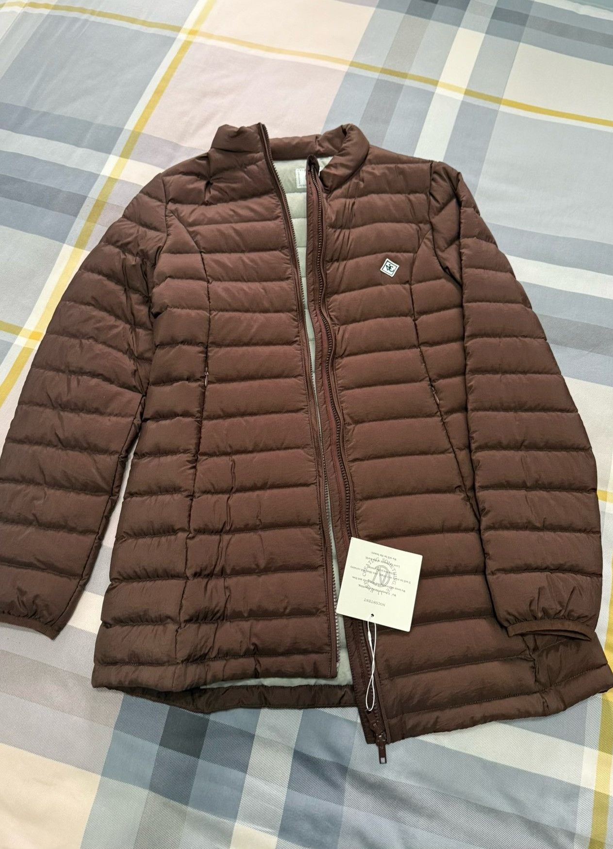 Japanese Brand Ribbed Quilted Down Jacket Size US M / EU 48-50 / 2 - 1 Thumbnail