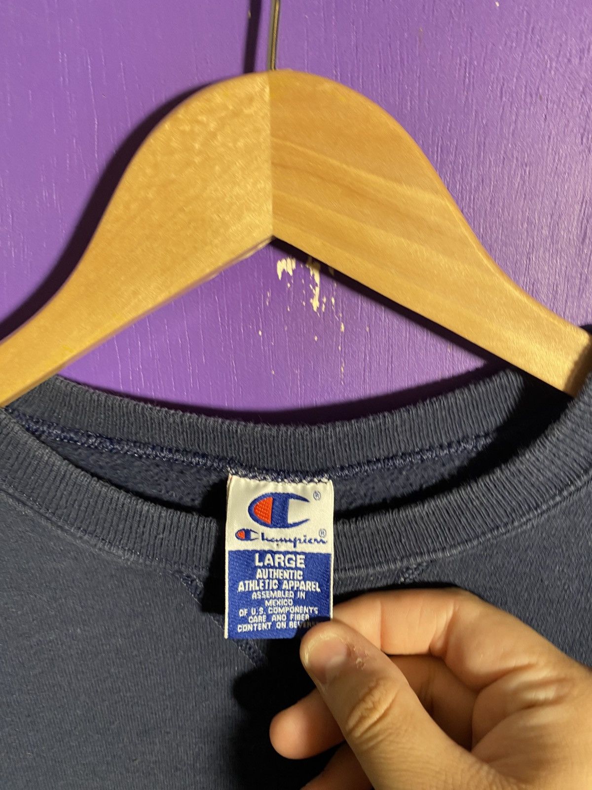 Champion × Vintage Vintage 90s Champion Duke business school sweatshirt Size US L / EU 52-54 / 3 - 4 Thumbnail