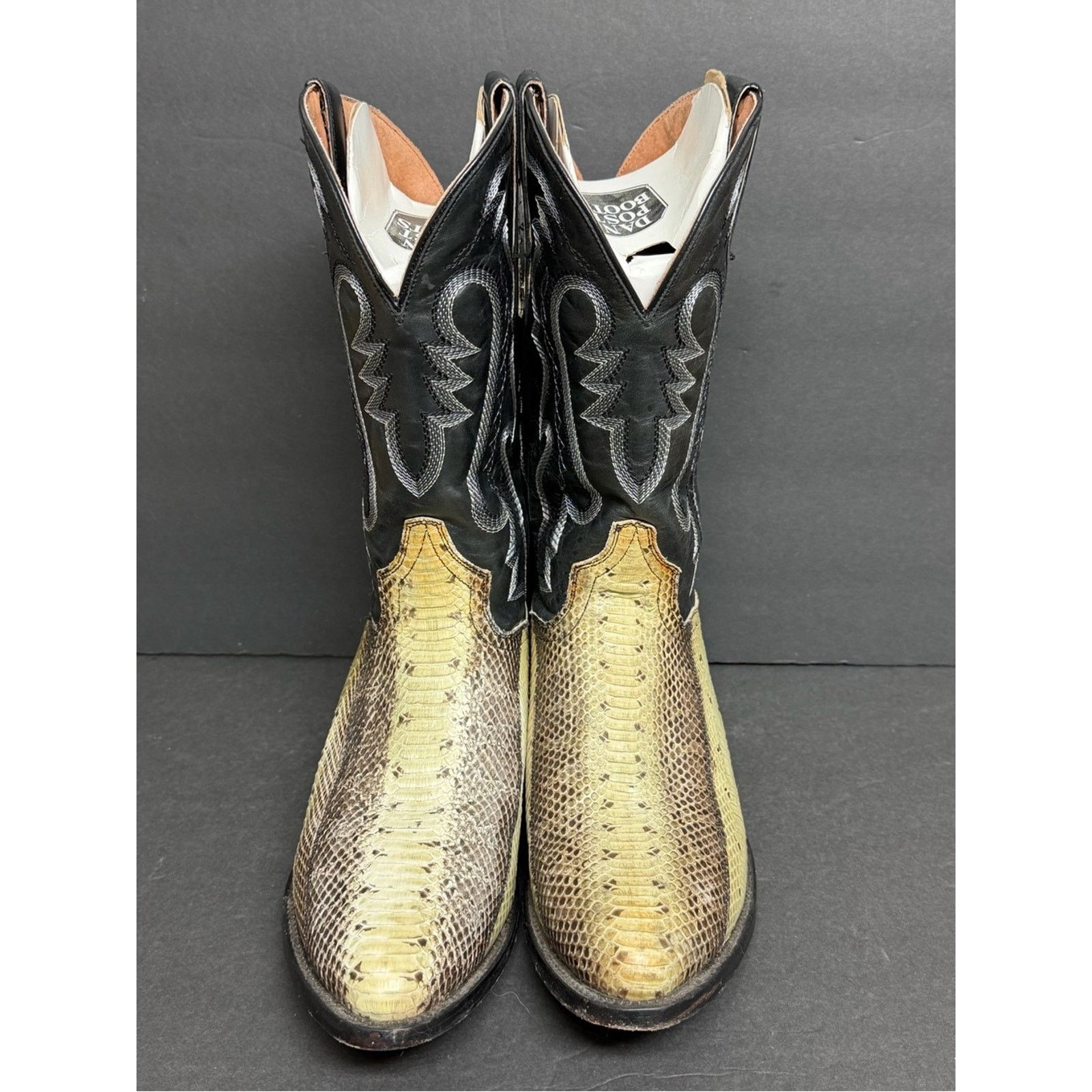 Dan Post Dan Post Exotic Python Men Size 9.5 D Snakeskin Cowboy Boots Size US 9.5 / EU 42-43 - 5 Thumbnail