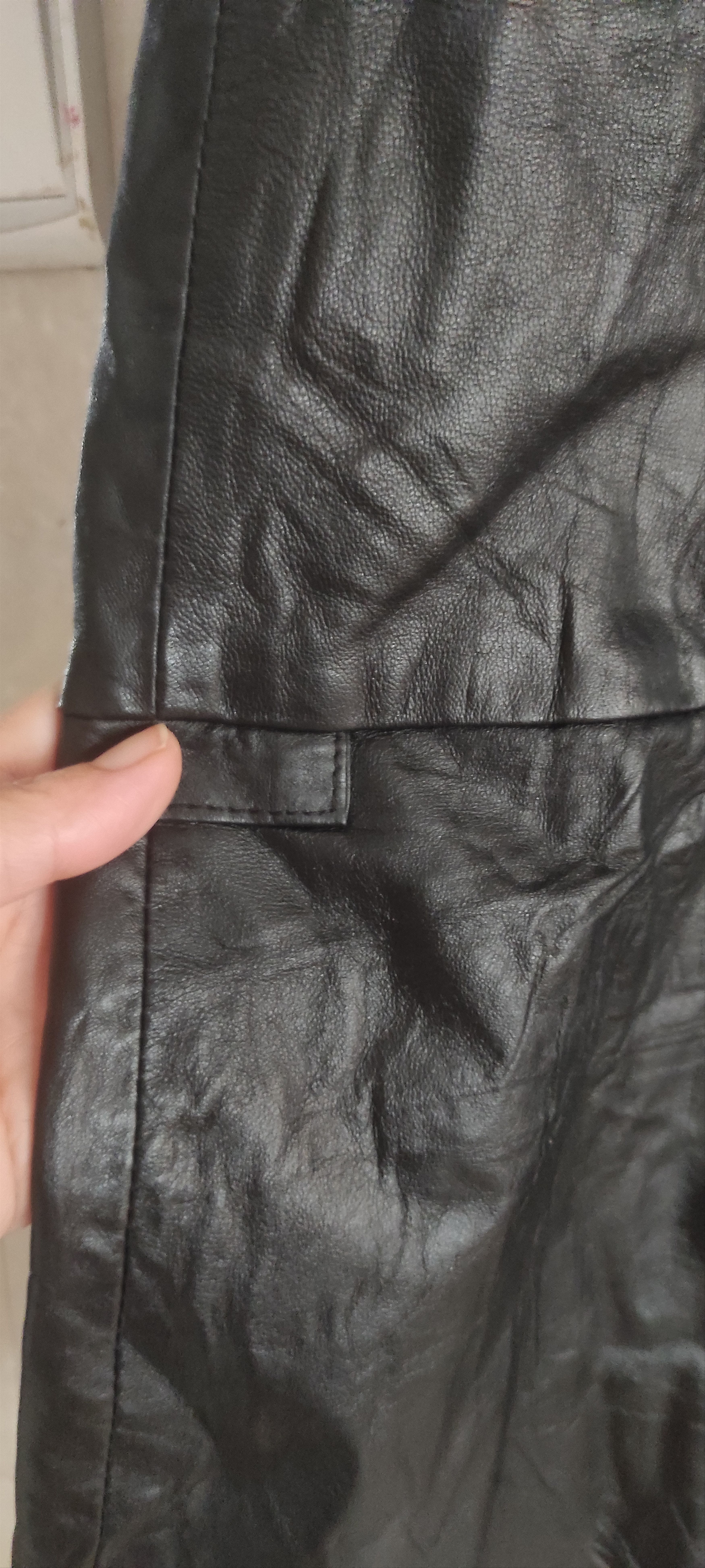 Genuine Leather Corty Bennet Genuine Soft Lambskin Sleeveless Dress Slim Fit Size S / US 4 / IT 40 - 7 Thumbnail